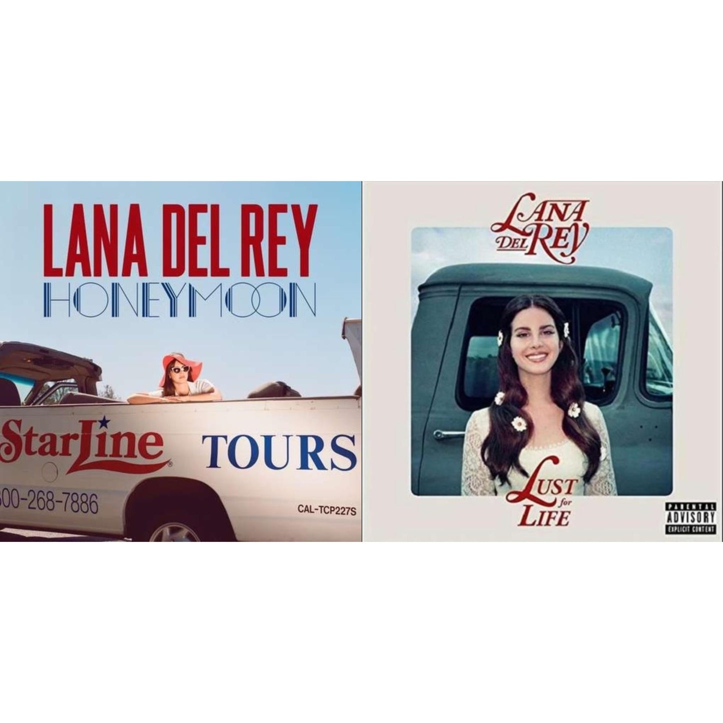 Lana Del Rey - Honeymoon & Lust For Life - CD Bundle