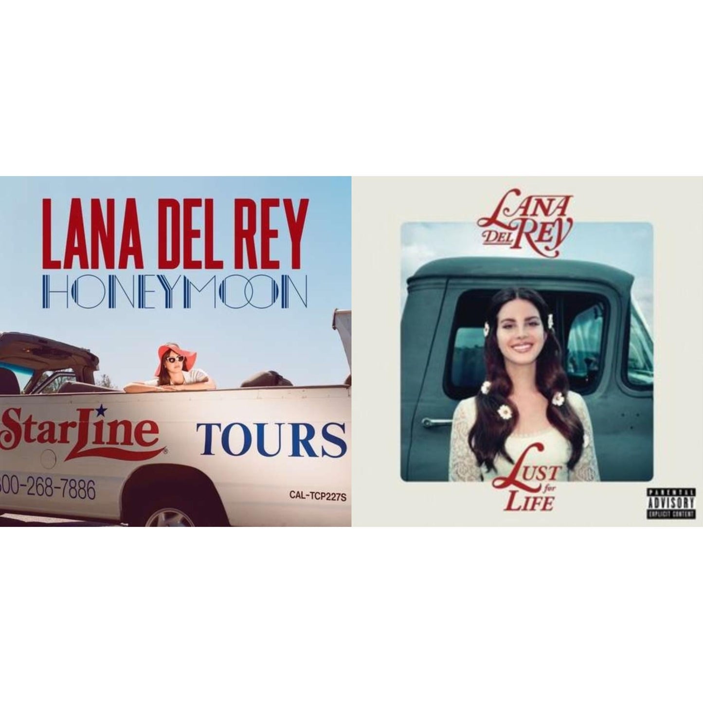 Lana Del Rey - Honeymoon & Lust For Life - CD Bundle