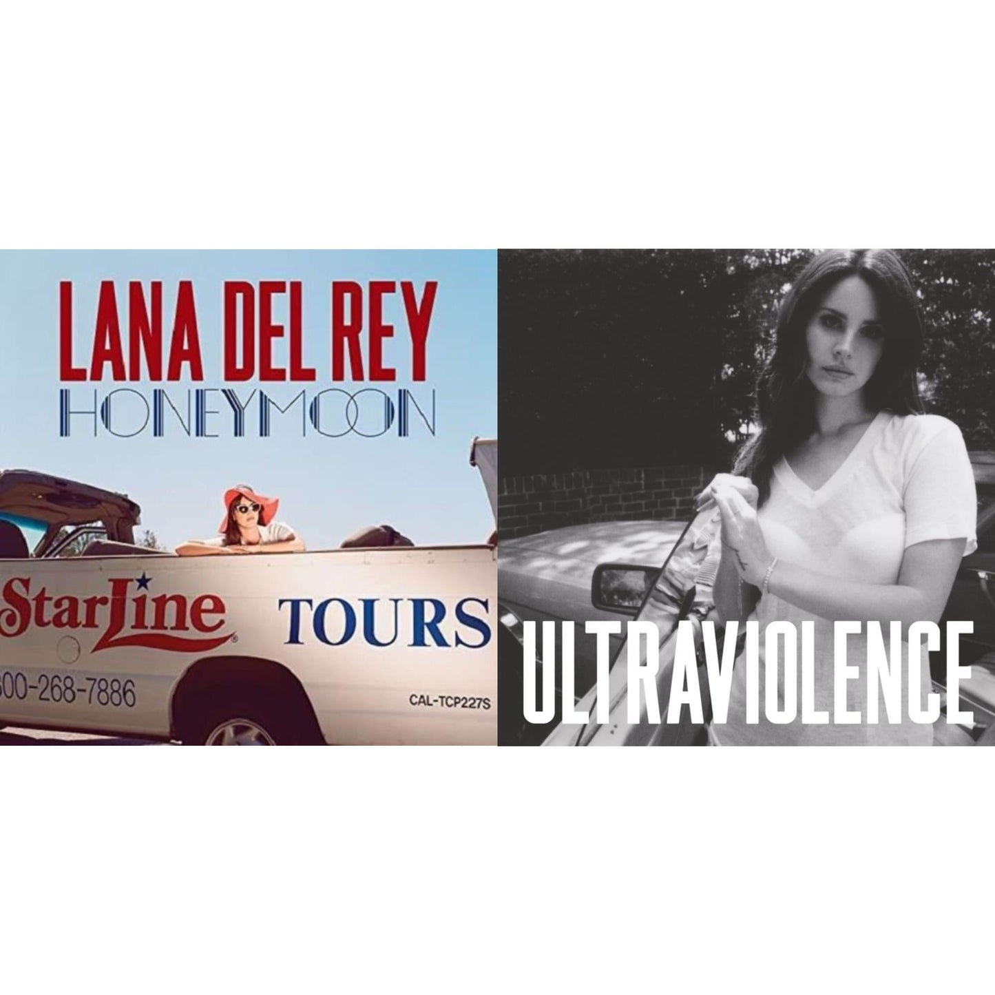 Lana Del Rey - Ultraviolence & Honeymoon - LP Vinyl Bundle