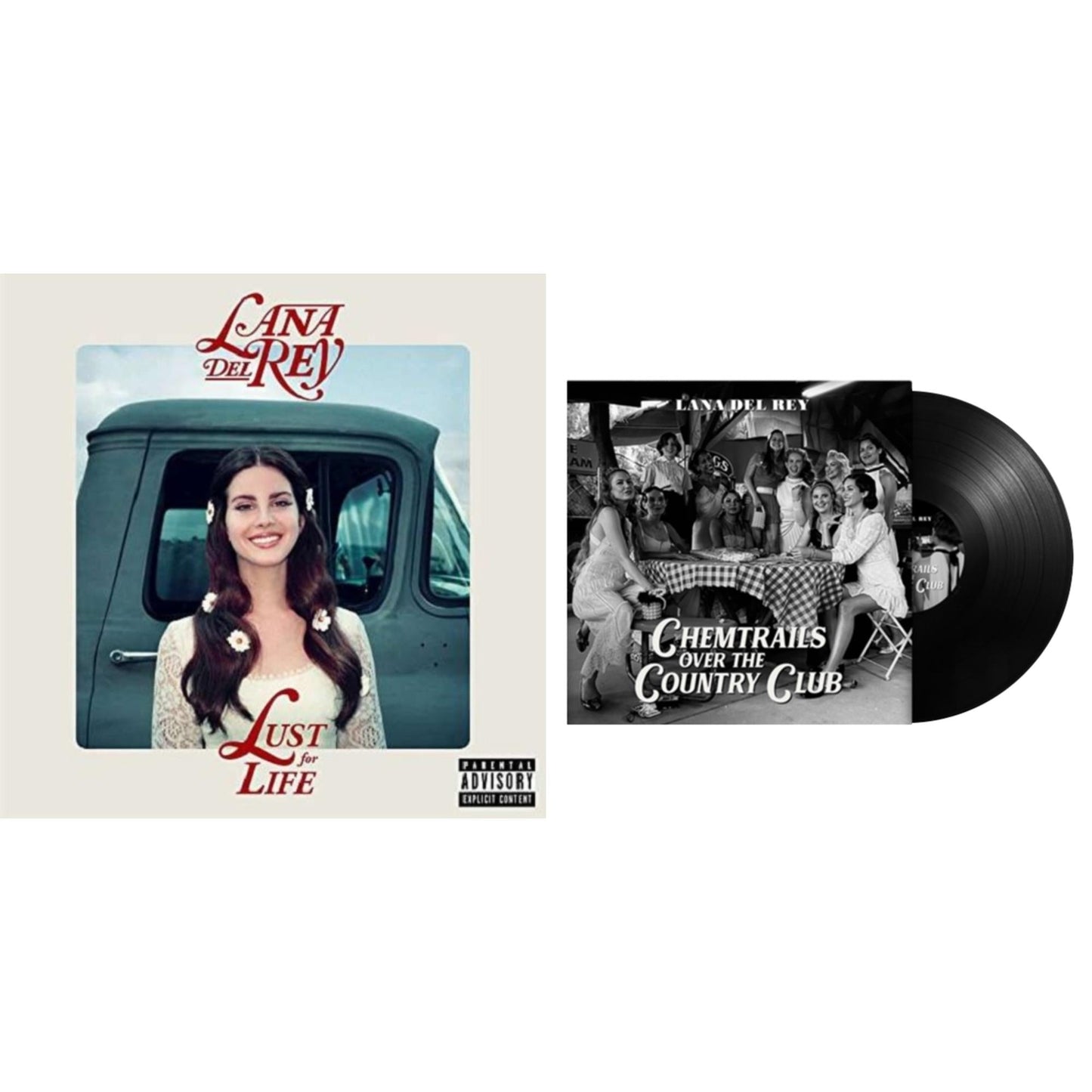 Lana Del Rey - Chemtrails Over The Country Club & Lust For Life - LP Vinyl Bundle