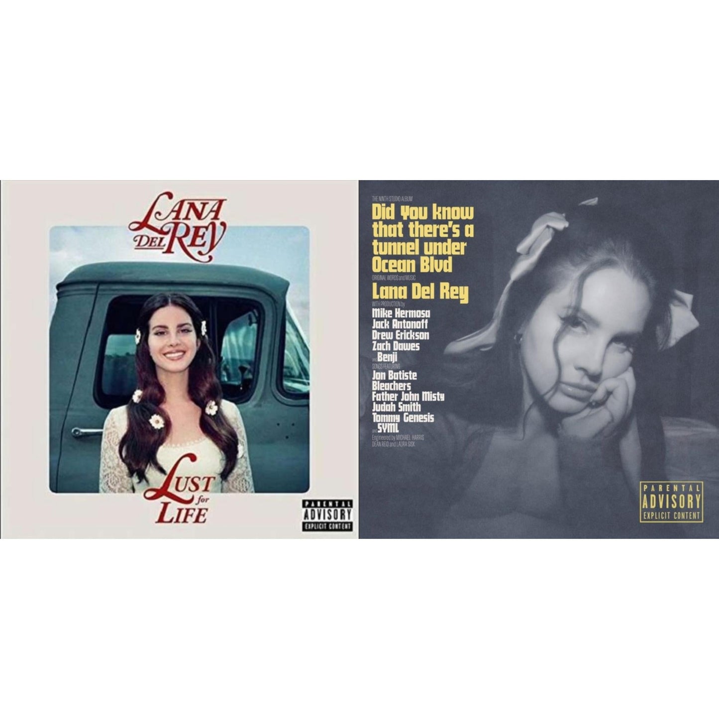 Lana Del Rey - Did You Know That There’S A Tunnel Under Ocean Blvd (X) & Lust For Life - CD Bundle