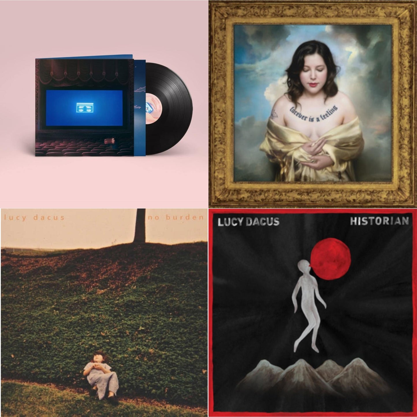 Lucy Dacus - Home Video & Forever Is A Feeling (Clear LP Vinyl) & No Burden & Historian