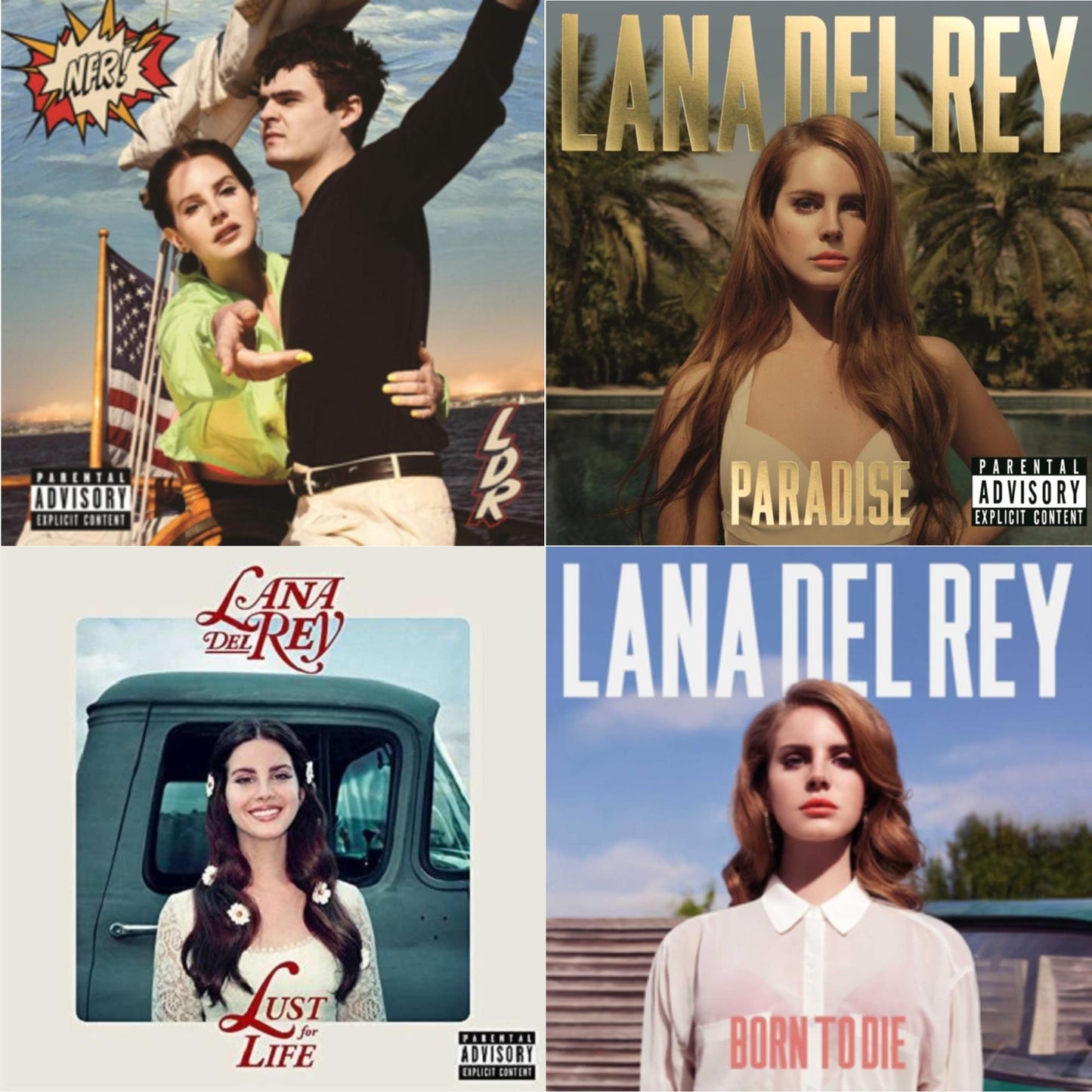 Lana Del Rey - Nfr! (2LP) & Born To Die & Paradise & Lust For Life