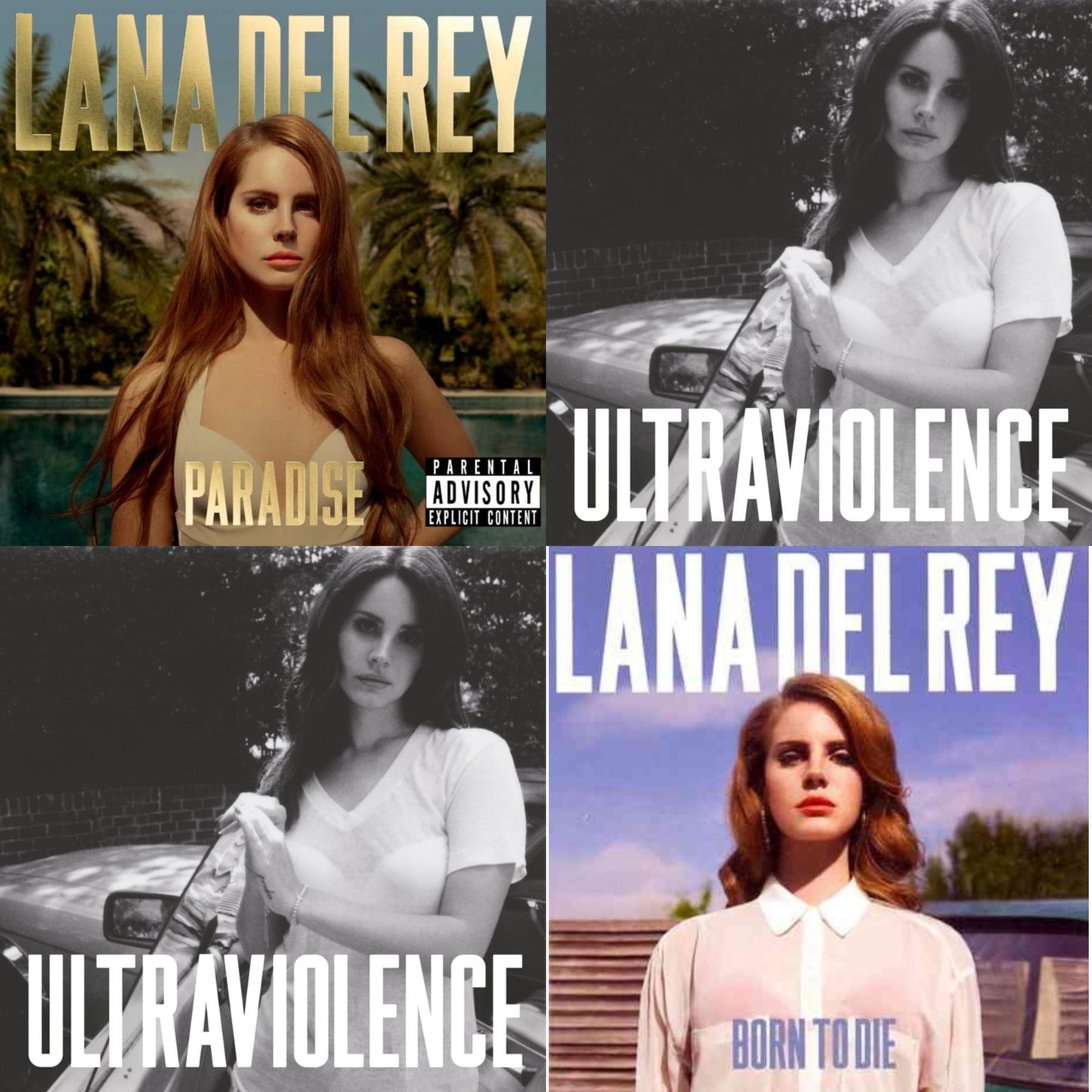 Lana Del Rey - Born To Die & Paradise & Ultraviolence & Ultraviolence - CD Bundle