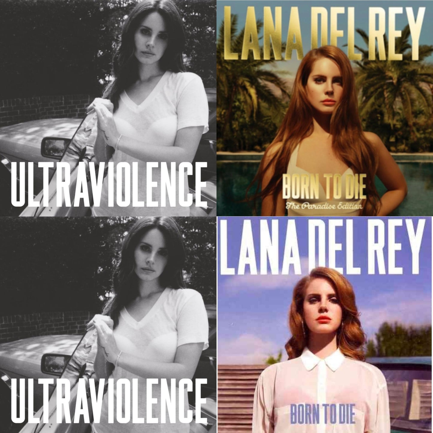 Lana Del Rey - Born To Die & Born To Die (Paradise Edition) & Ultraviolence & Ultraviolence - CD Bundle