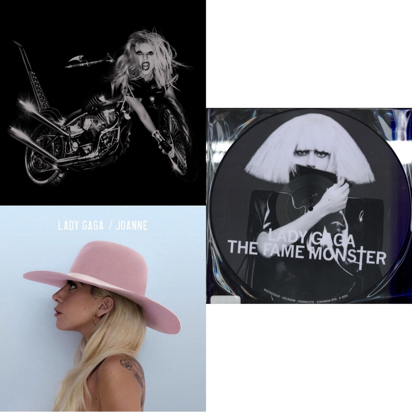 Lady Gaga - Born This Way - The Tenth Anniversary (3LP) & Fame Monster & Joanne