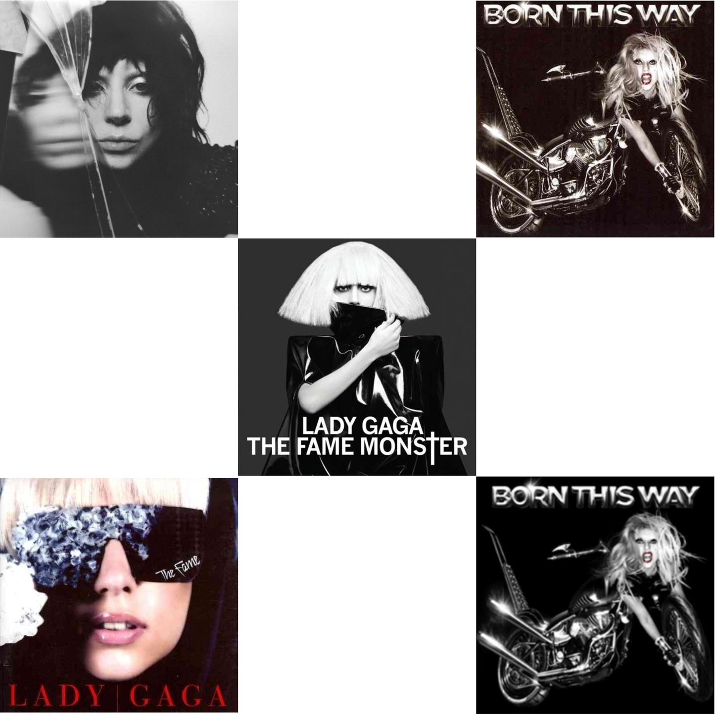 Lady Gaga - Mayhem & Fame & Fame Monster & Born This Way & Born This Way - CD Bundle