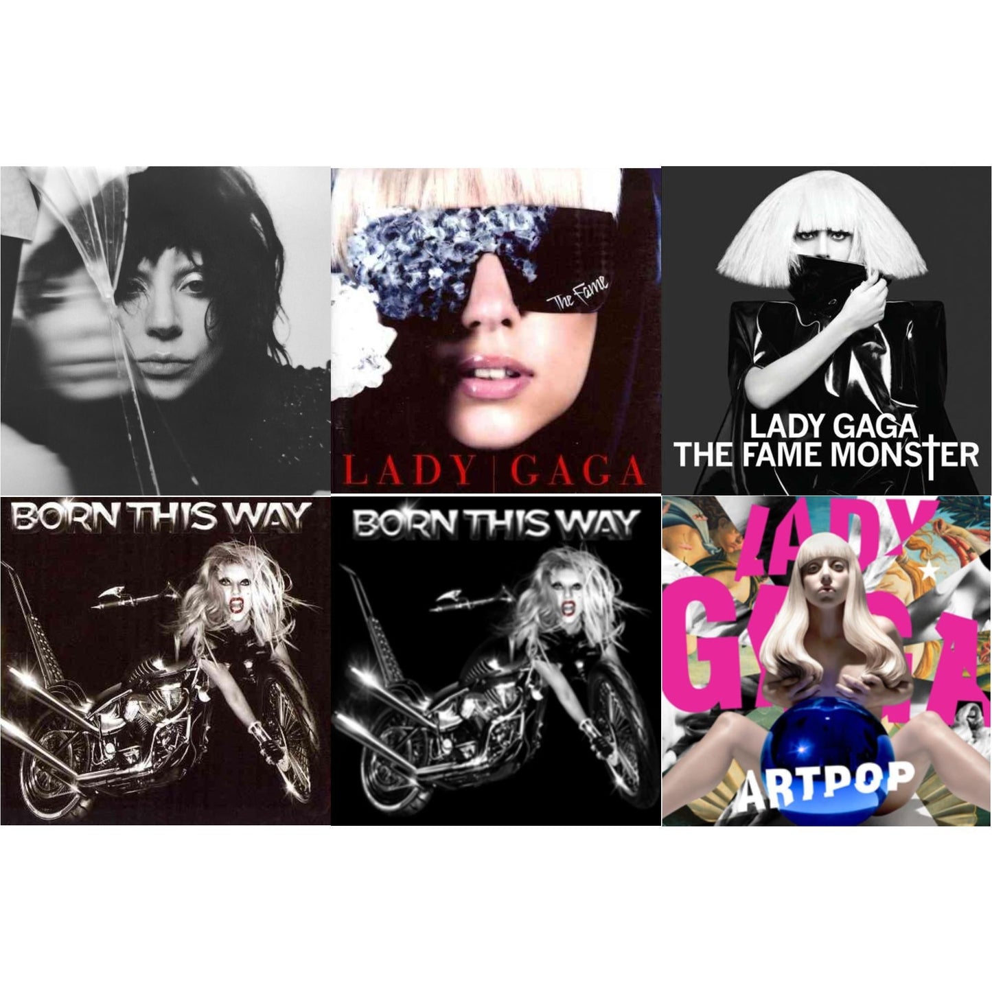 Lady Gaga - Mayhem & Fame & Fame Monster & Born This Way & Born This Way & Artpop (X) (Updated) - CD Bundle
