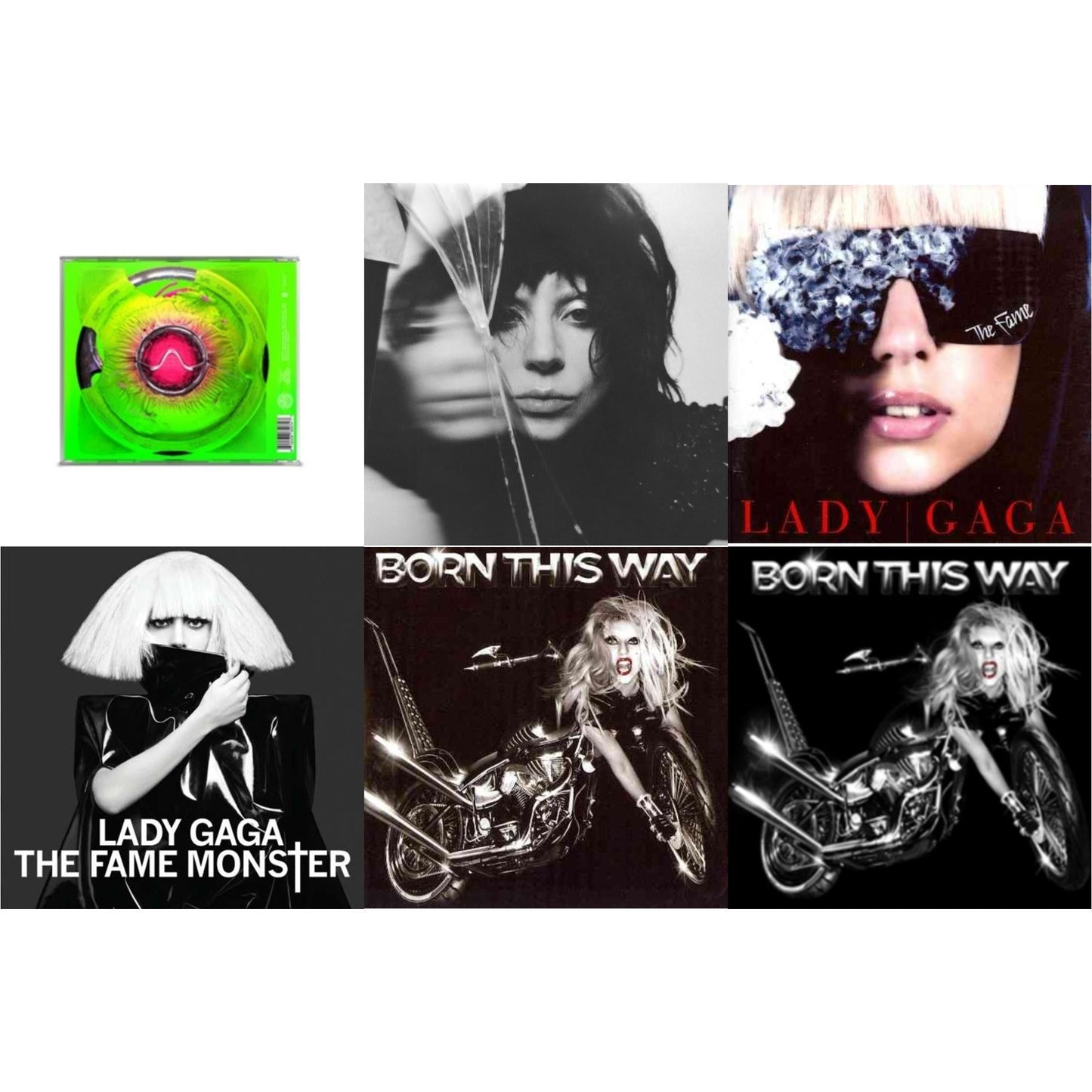 Lady Gaga - Dawn Of Chromatica & Mayhem & Fame & Fame Monster & Born This Way & Born This Way - CD Bundle