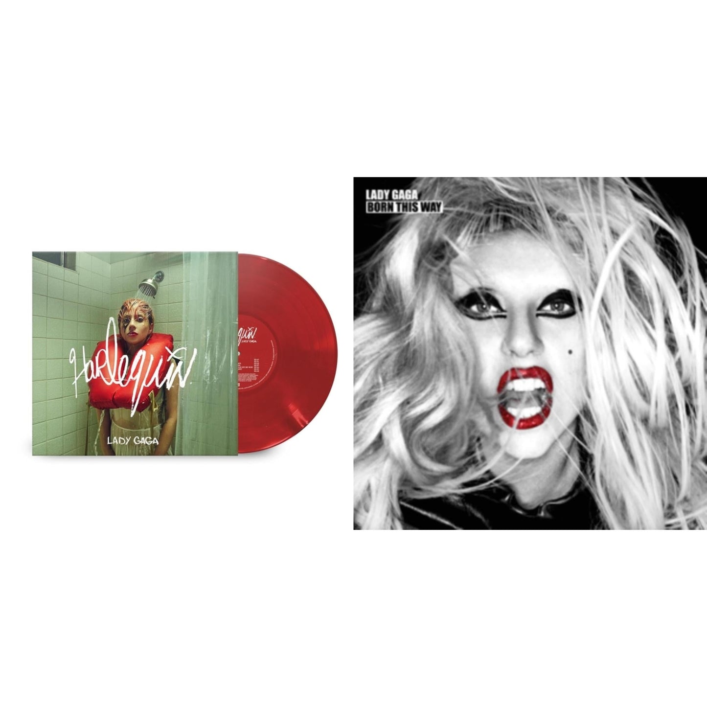 Lady Gaga - Harlequin (Red LP Vinyl) & Born This Way