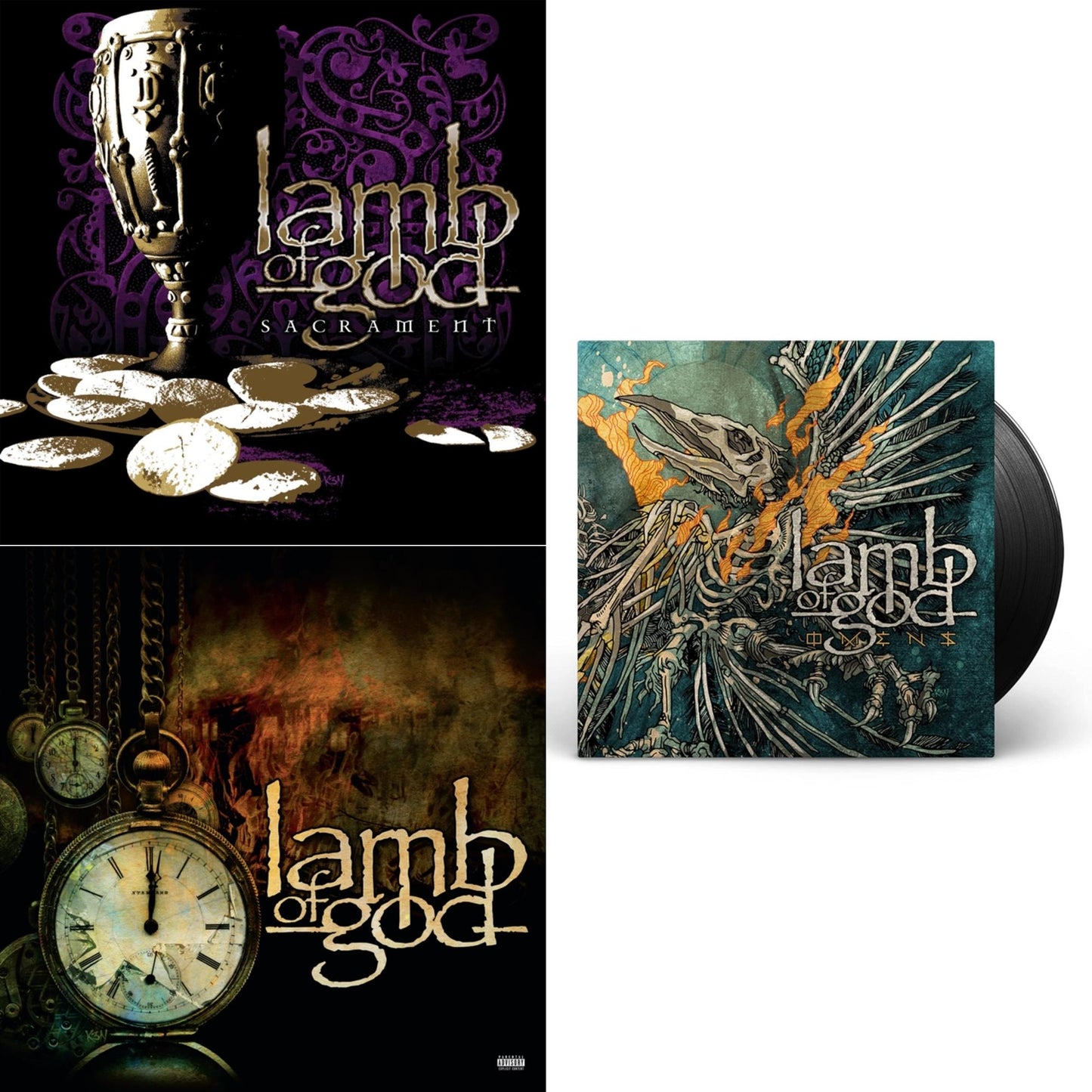 Lamb Of God - Sacrament (2LP) & Lamb Of God & Omens (140G)