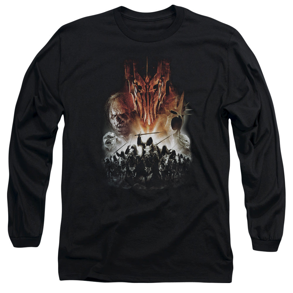 Lor Evil Rising Mens Long Sleeve Shirt Black Officially Licensed