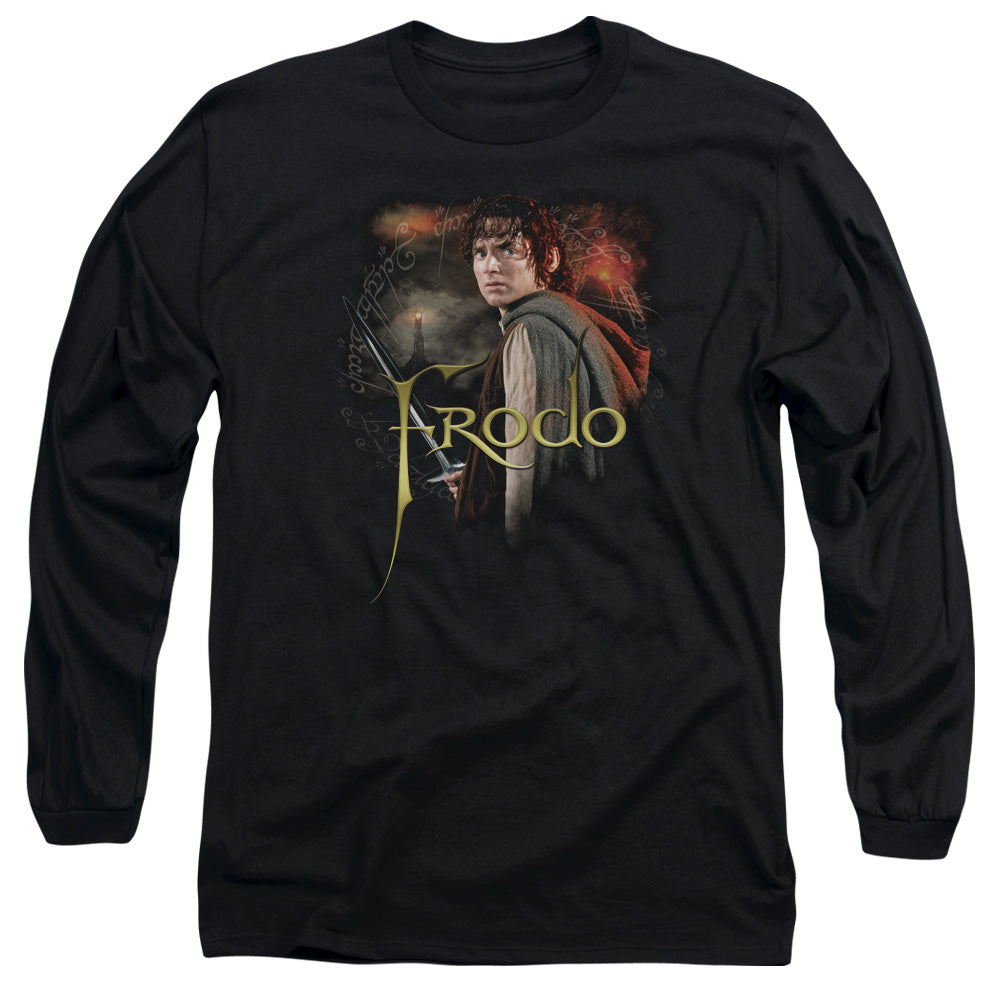 Lor Frodo Mens Long Sleeve Shirt Black Officially Licensed