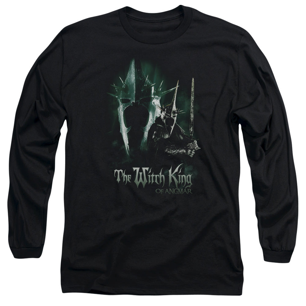 Lor Witch King Mens Long Sleeve Shirt Black Officially Licensed