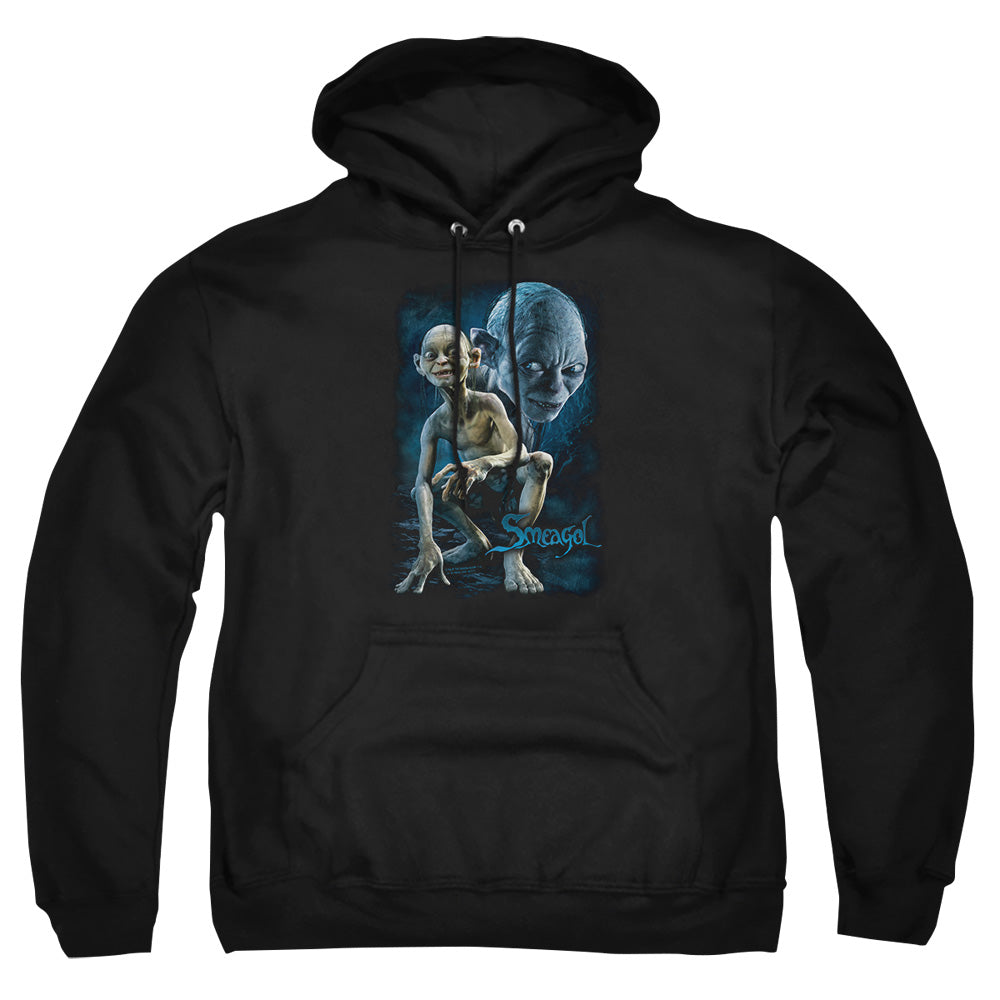 Lord Of The Rings Smeagol Mens Hoodie Black Officially Licensed