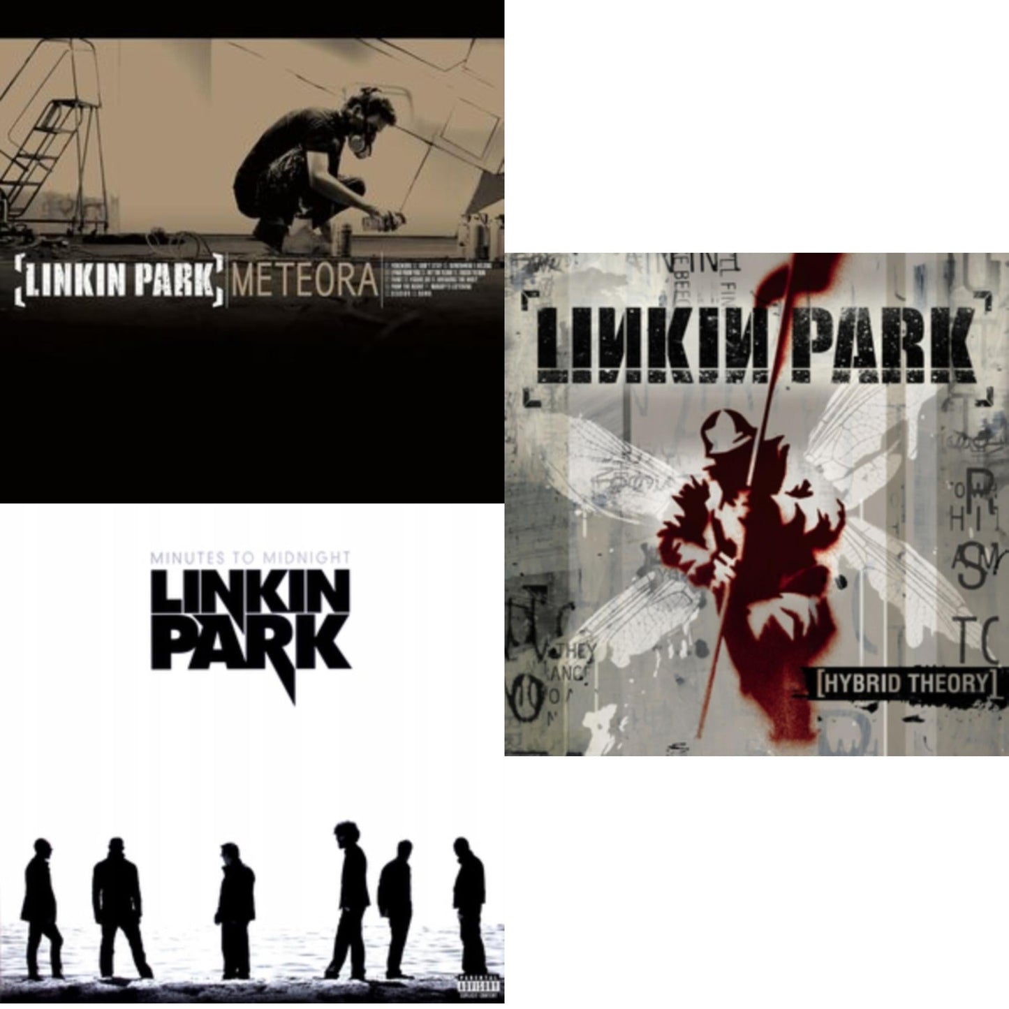 Linkin Park - Meteora & Hybrid Theory & Minutes To Midnight - LP Vinyl Bundle