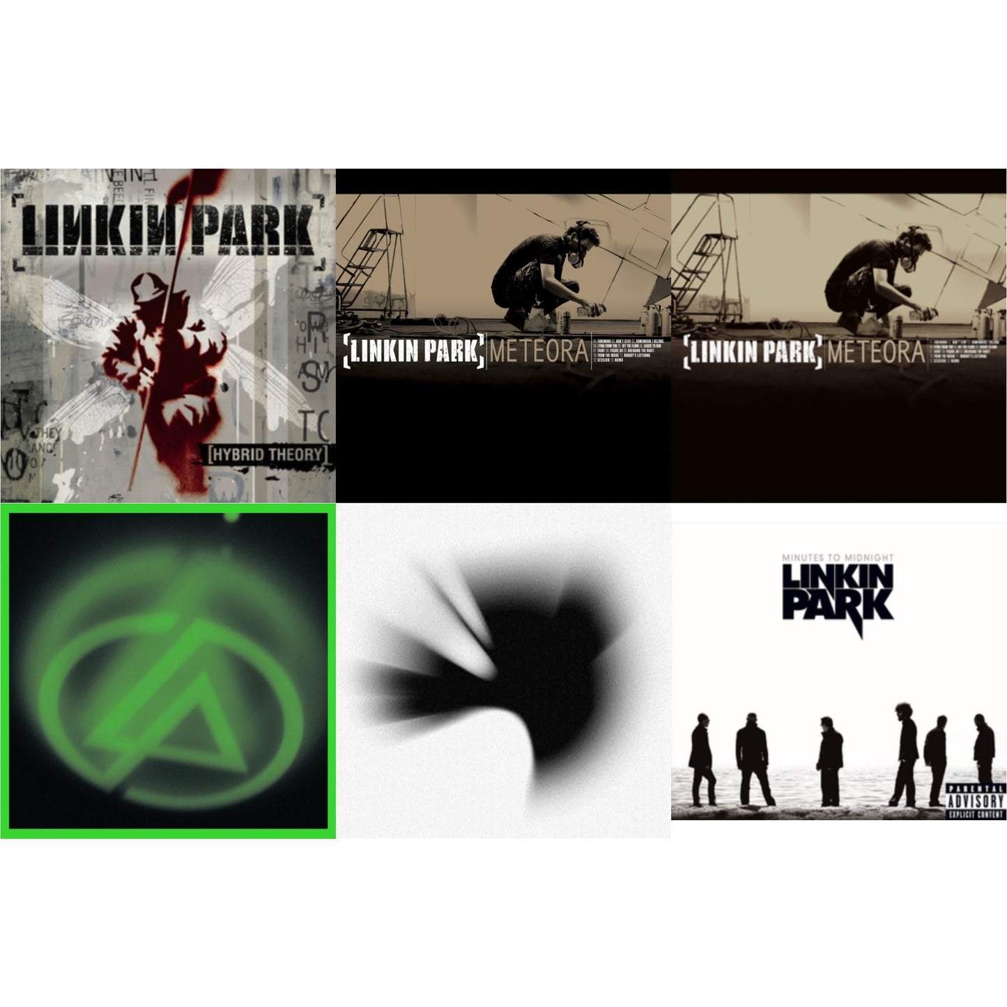 Linkin Park - Hybrid Theory & Meteora & Meteora & Papercuts & Thousand Suns & Minutes To Midnight - CD Bundle