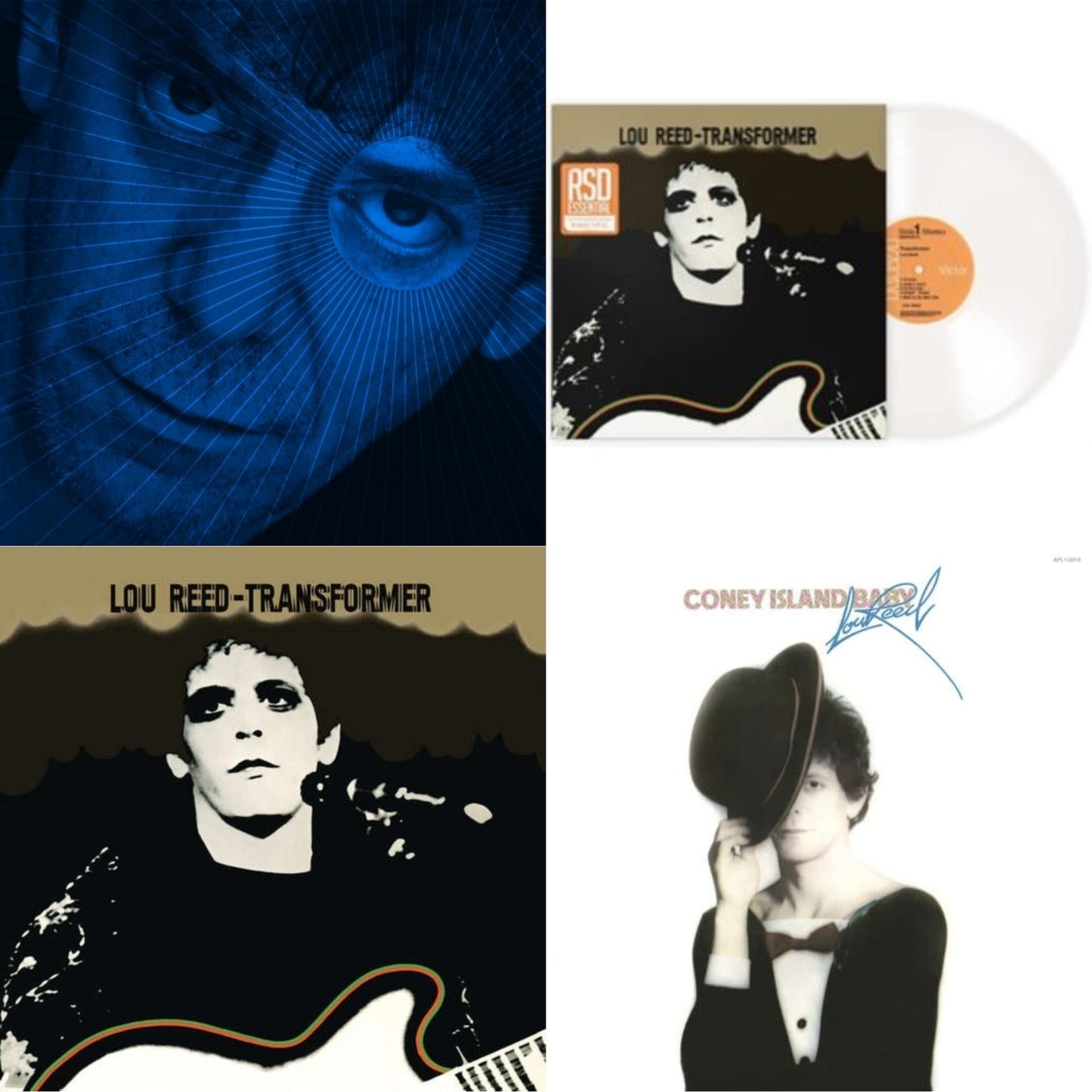 Lou Reed - Transformer (50Th Anniversary/White LP Vinyl) (Rsd Essential) & Set The Twilight Reeling (X) (2LP/Etching Side 4) & Transformer (150G LP Vinyl) (Remastered) & Coney Island Baby (150G) (Remastered)