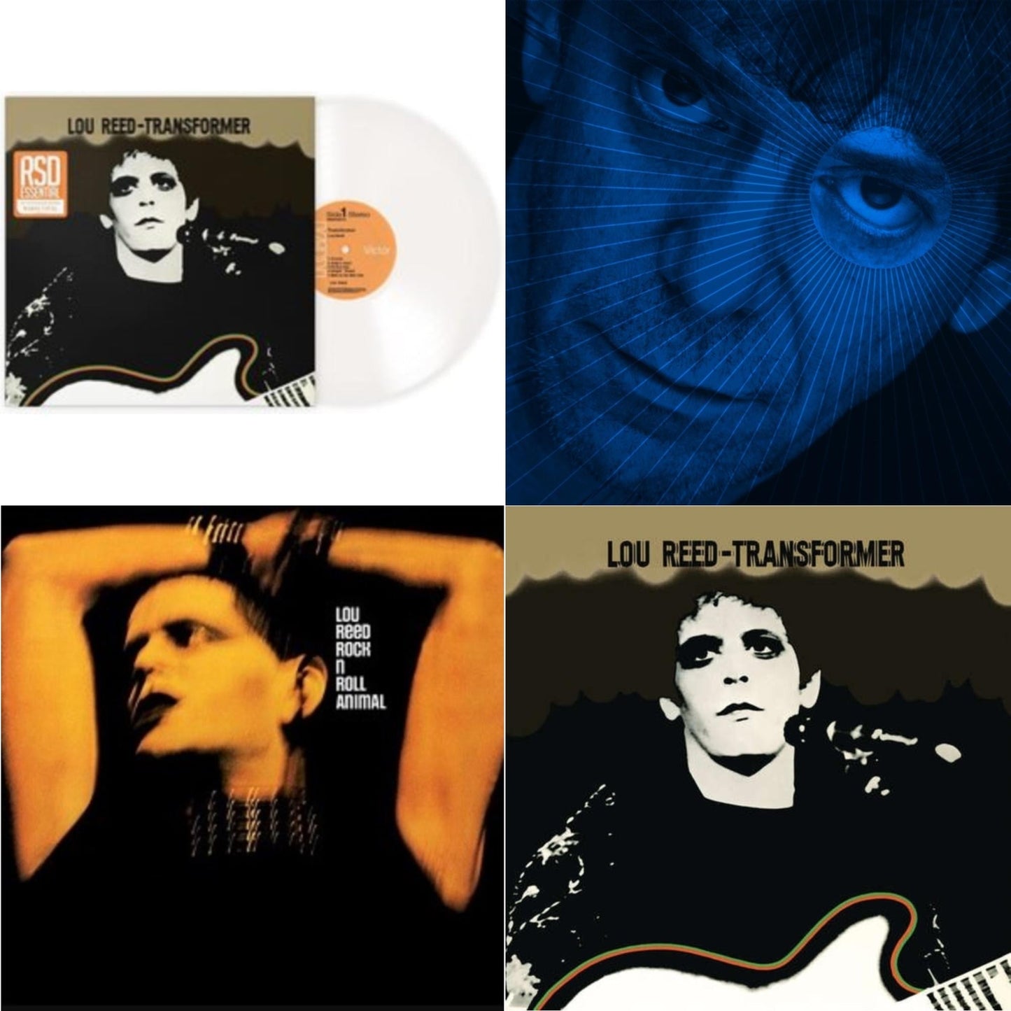Lou Reed - Transformer (50Th Anniversary/White LP Vinyl) (Rsd Essential) & Set The Twilight Reeling (X) (2LP/Etching Side 4) & Rock & Roll Animal & Transformer (150G LP Vinyl) (Remastered)