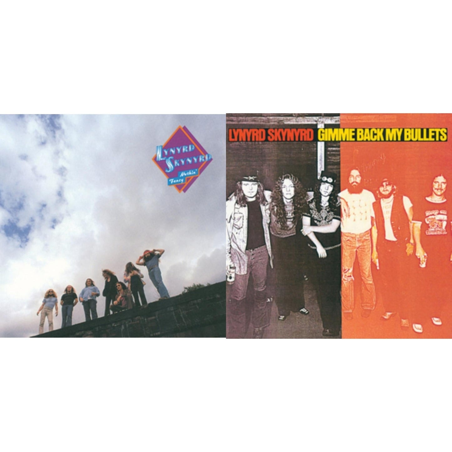 Lynyrd Skynyrd - Nuthin Fancy & Gimme Back My Bullets - LP Vinyl Bundle