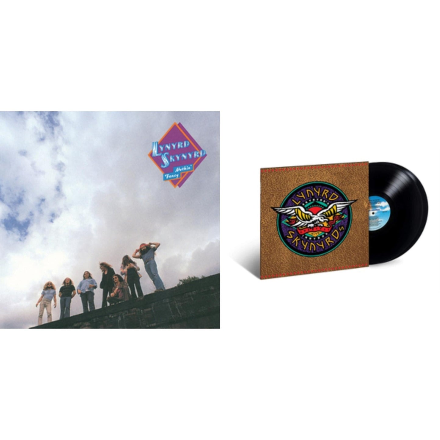 Lynyrd Skynyrd - Nuthin Fancy & Skynyrd's Innyrds (Their Greatest Hits) - LP Vinyl Bundle