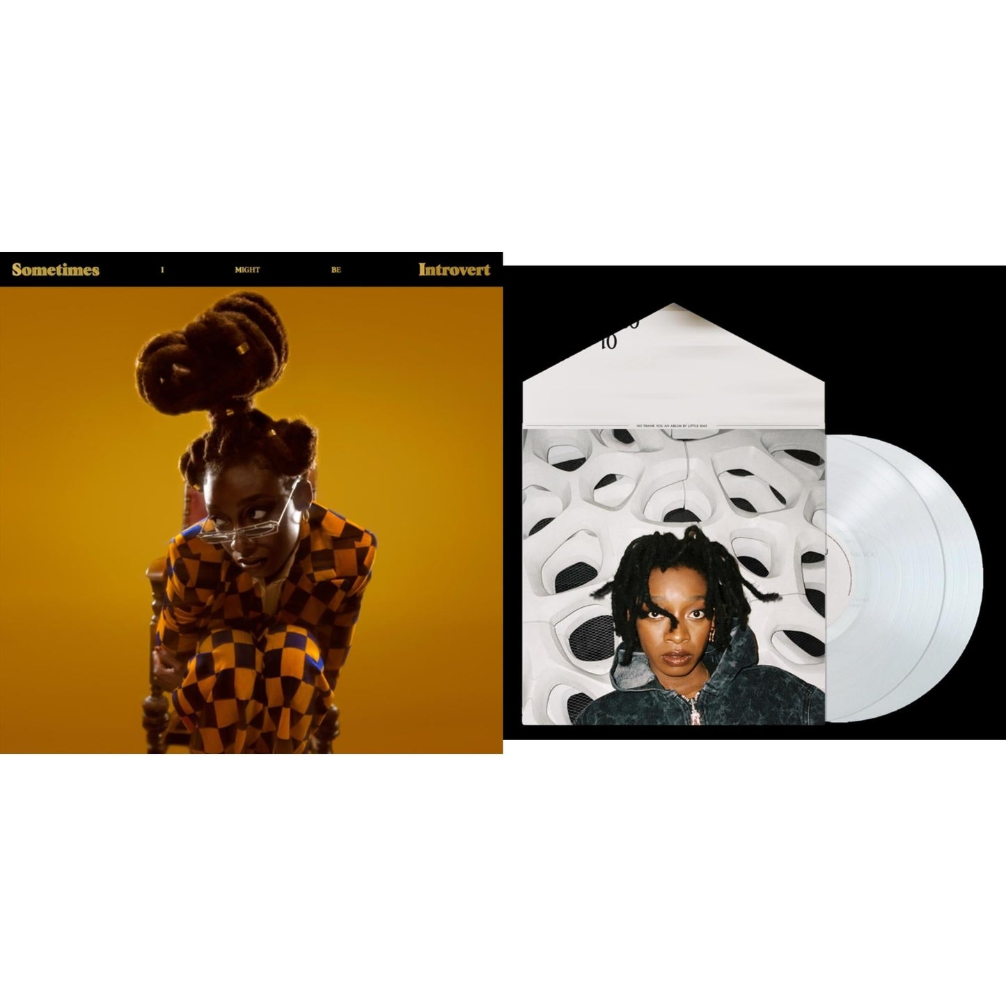 Little Simz - Sometimes I Might Be Introvert (Milky Clear LP Vinyl) & No Thank You (Clear LP Vinyl)