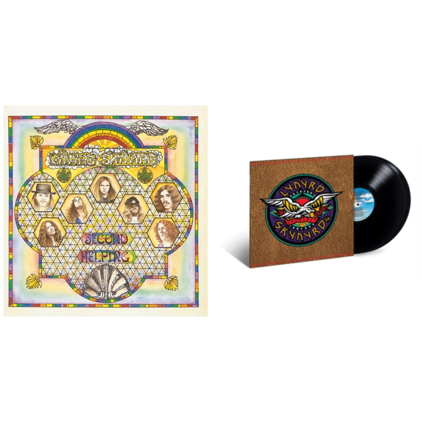Lynyrd Skynyrd - Second Helping & Skynyrd's Innyrds (Their Greatest Hits) - LP Vinyl Bundle