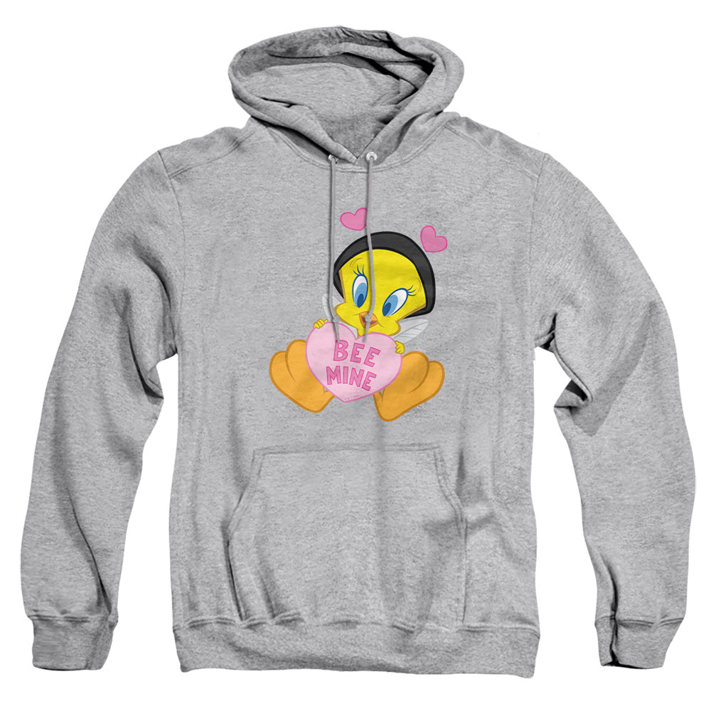 Looney Tunes Valentine'S Day Tweety Bee Mine Mens Hoodie Athletic Heather Officially Licensed