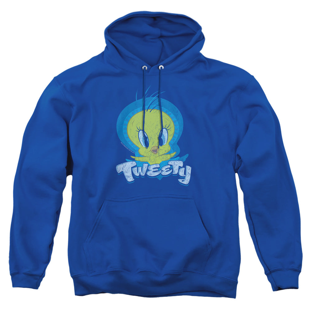 Looney Tunes Tweety Swirl Mens Hoodie Royal Officially Licensed