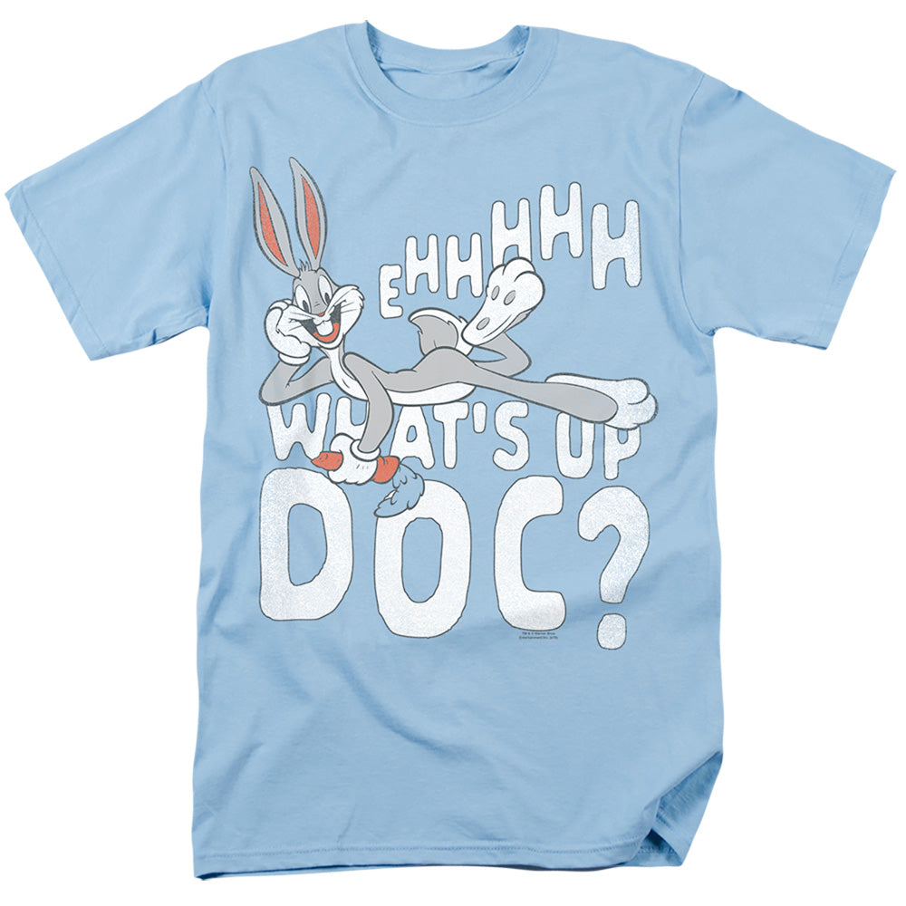Looney Tunes Whats Up Mens T Shirt Light Blue