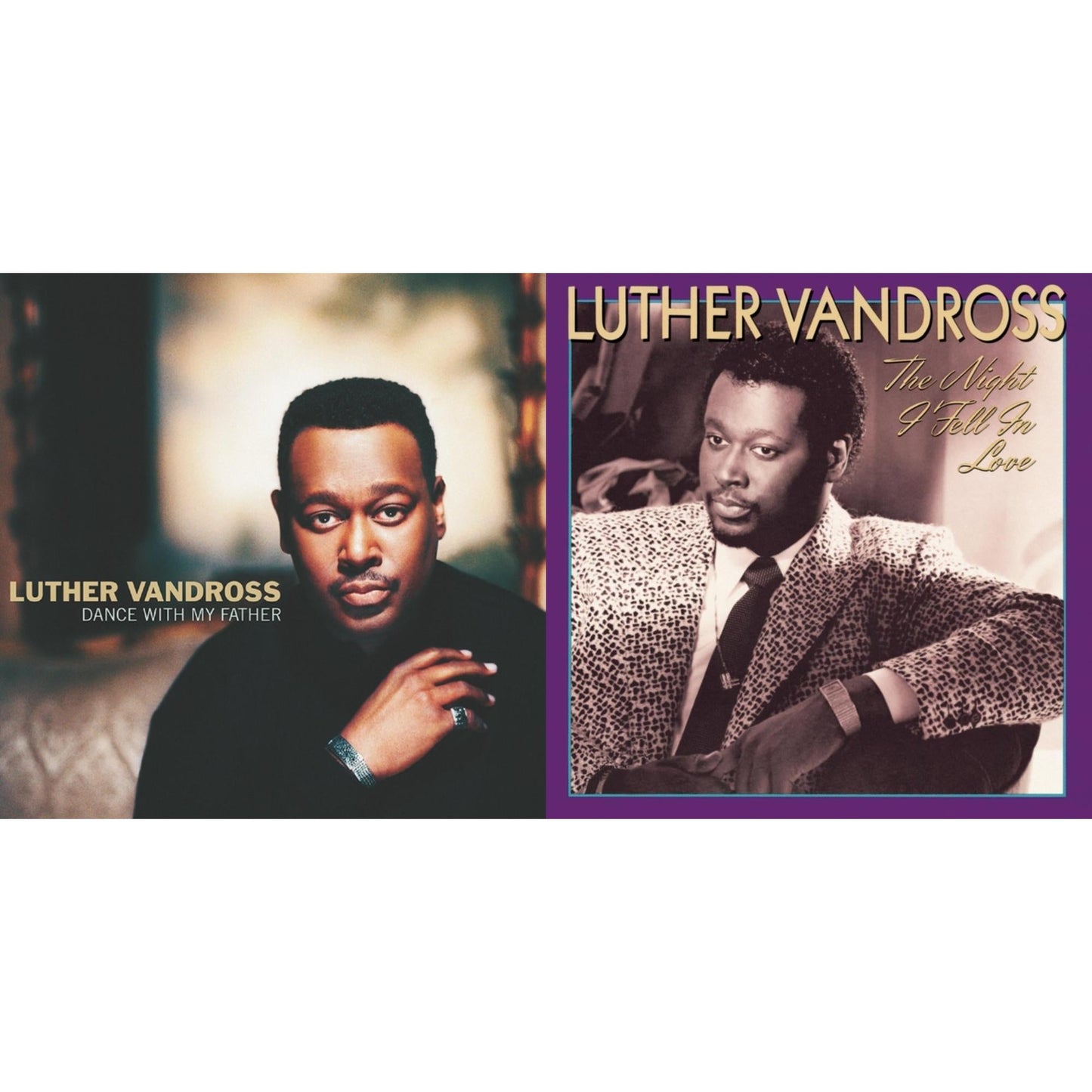 Luther Vandross - Dance With My Father & Night I Fell In Love - CD Bundle