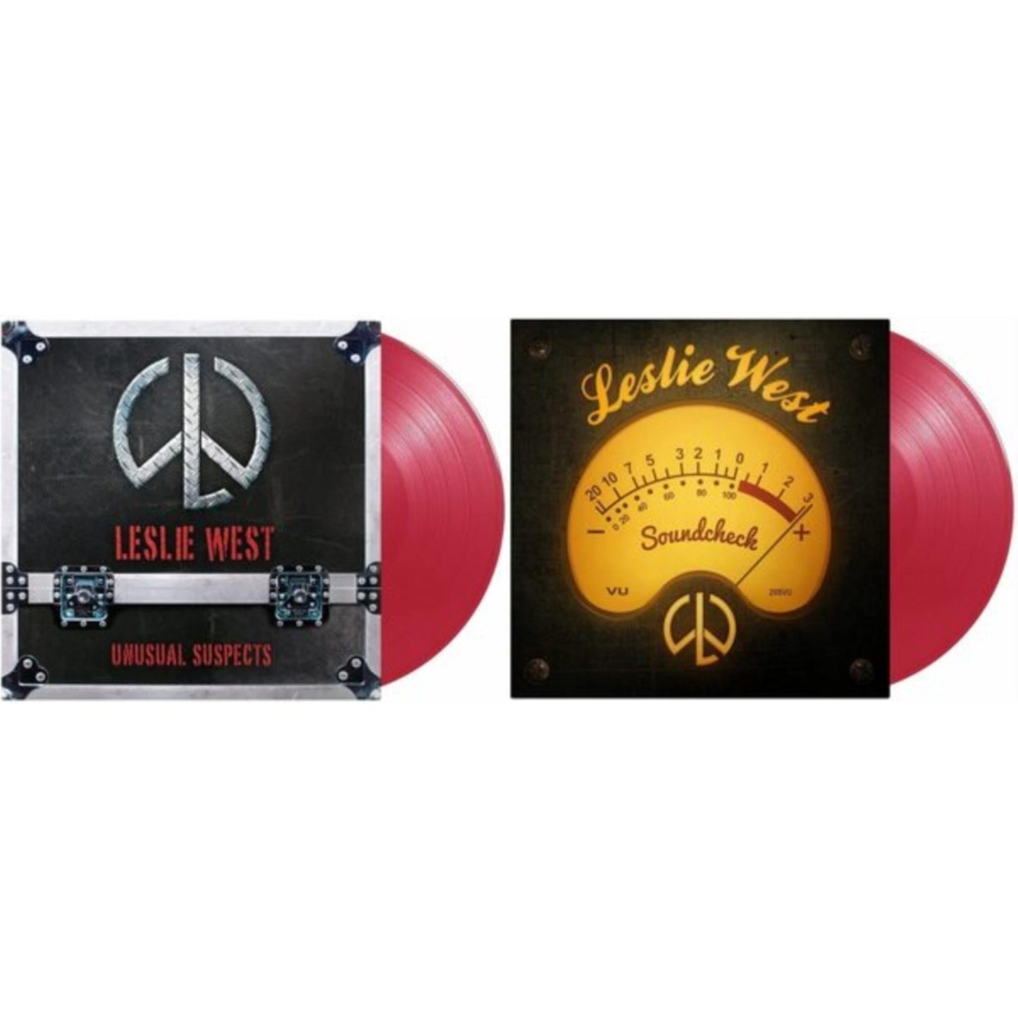 Leslie West - Unusual Suspects (Transparent Red LP Vinyl) & Soundcheck (Red LP Vinyl)