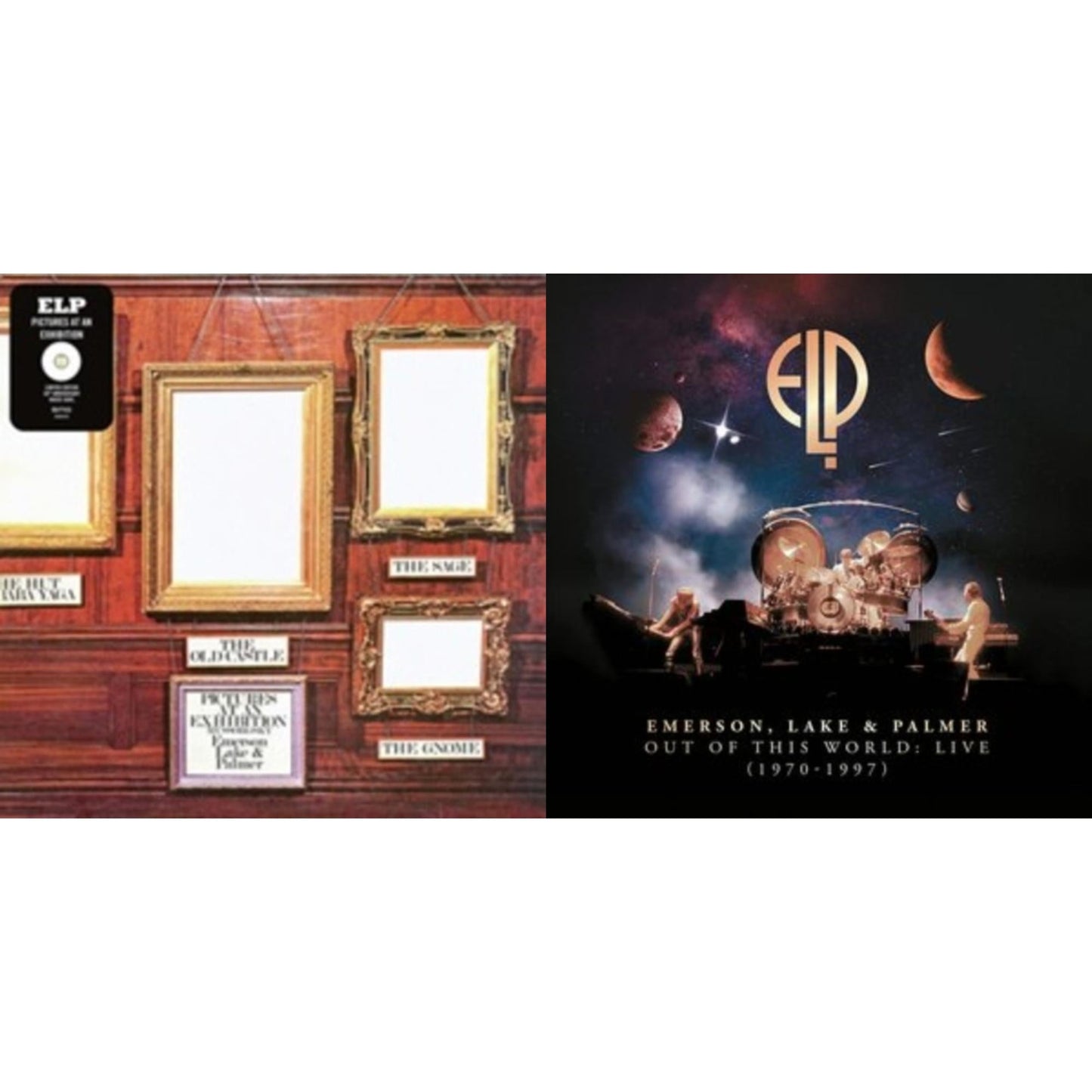 Lake & Palmer Emerson - Out Of This World: Live (1970-1997) (10LP) & Pictures At An Exhibition (White LP Vinyl)