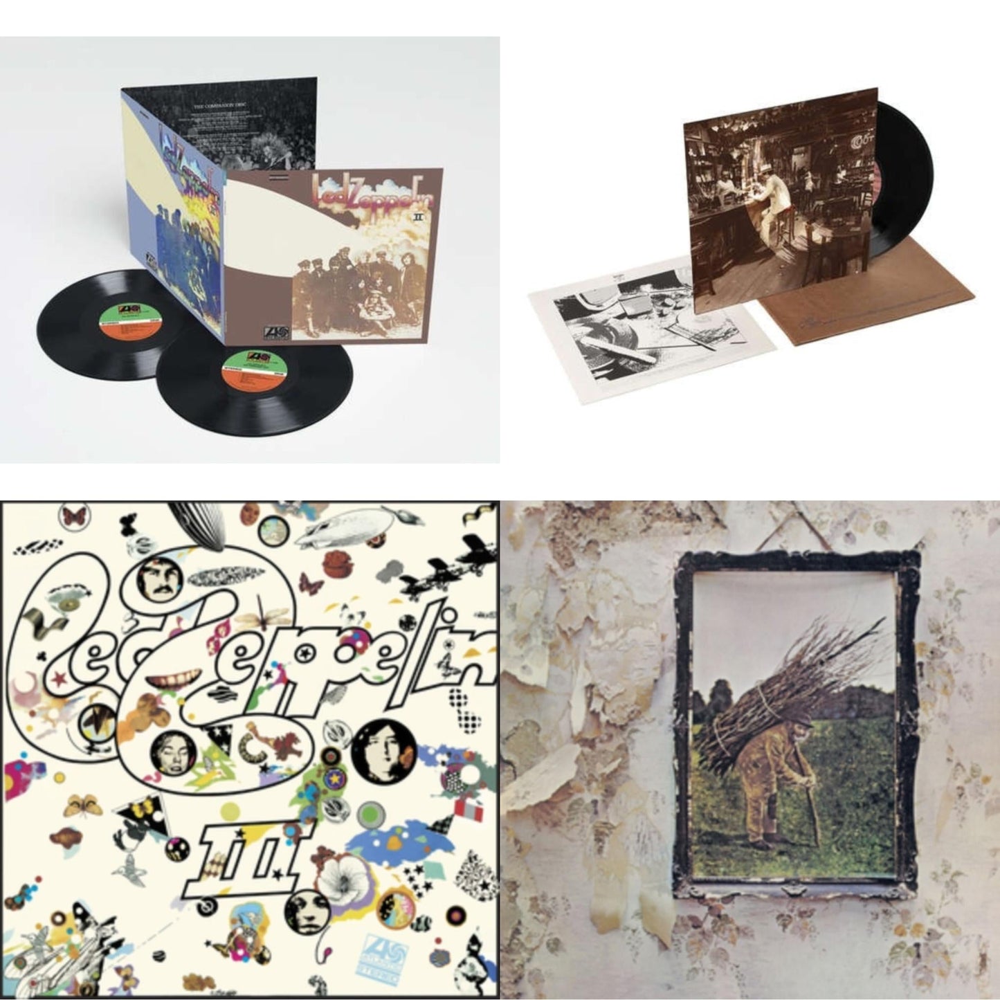 Led Zeppelin - Led Zeppelin Ii (Deluxe Remastered/2LP/180) & In Through The Out Door & Led Zeppelin Iii (Remastered Original/180G) & Led Zeppelin Iv