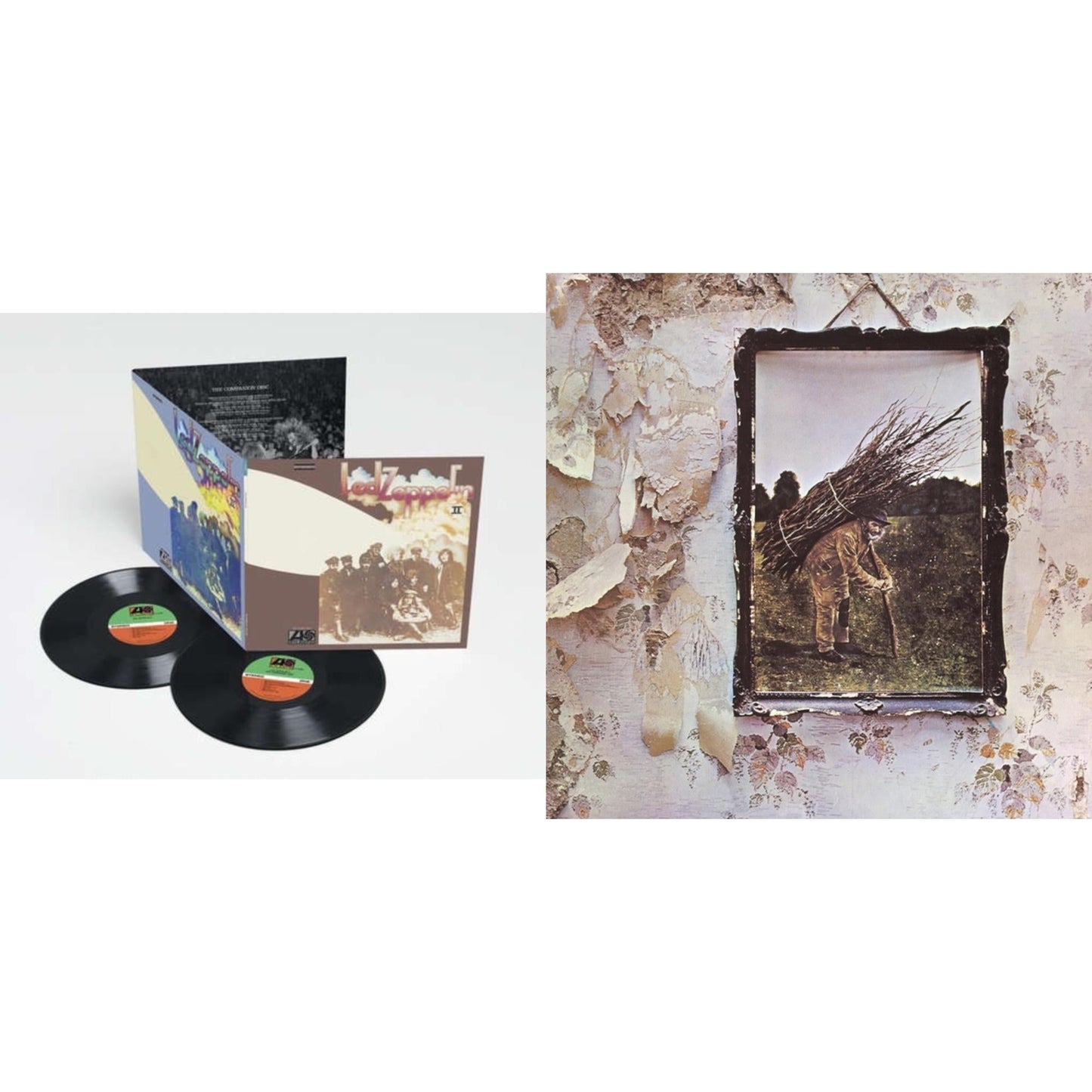 Led Zeppelin - Led Zeppelin Ii (Deluxe Remastered/2LP/180) & Led Zeppelin Iv (Clear LP Vinyl/180G) (Atl75)
