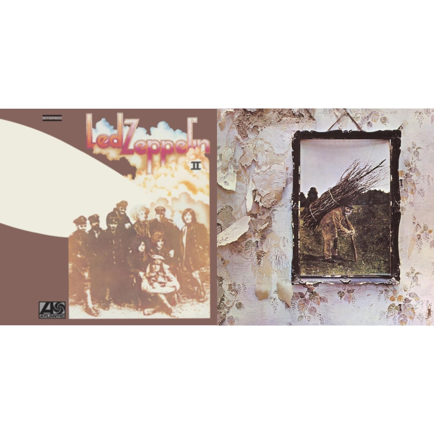 Led Zeppelin - Led Zeppelin Ii (180G/Remastered) & Led Zeppelin Iv (Clear LP Vinyl/180G) (Atl75)