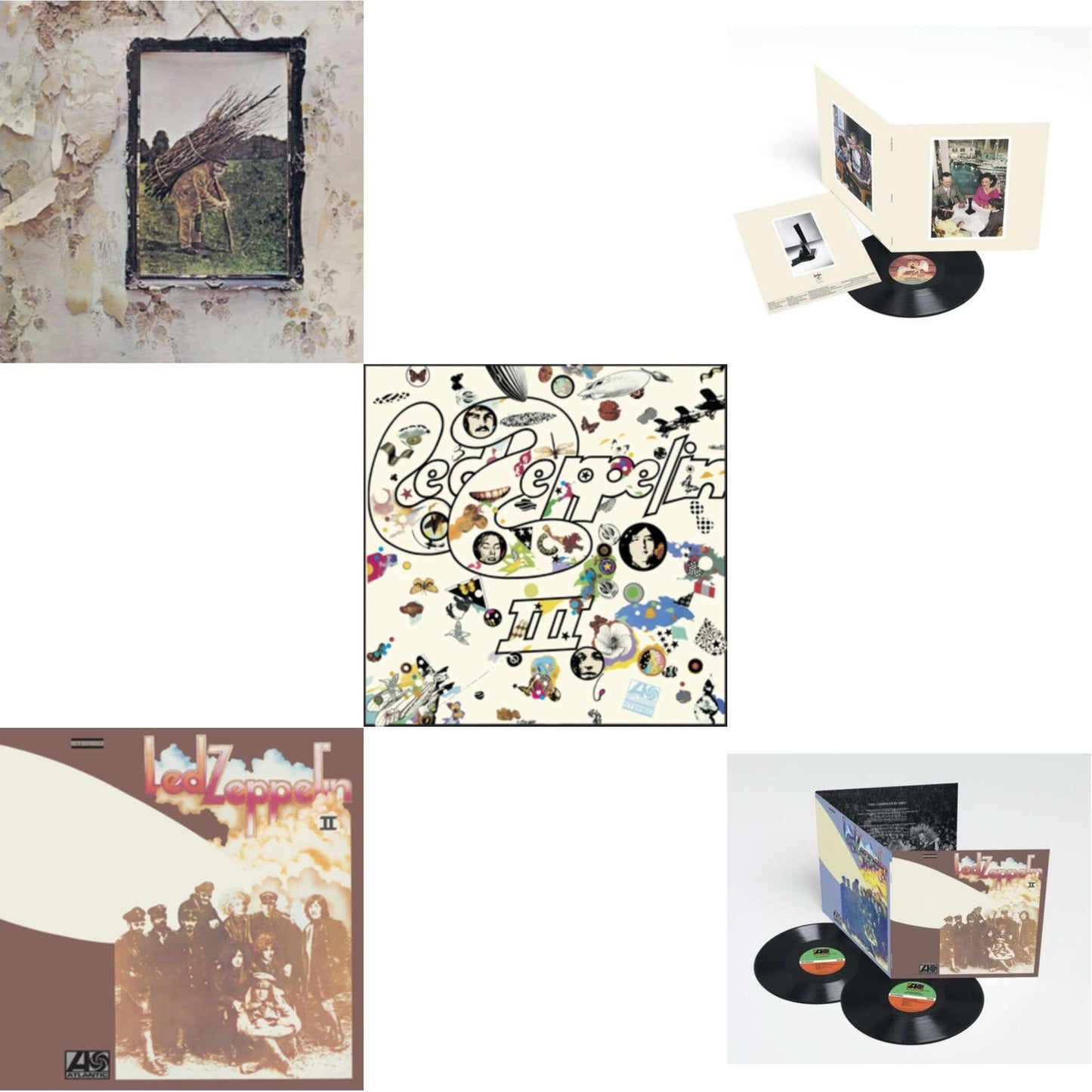 Led Zeppelin - Led Zeppelin Ii (Deluxe Remastered/2LP/180) & Led Zeppelin Iii (Remastered Original/180G) & Led Zeppelin Iv & Presence & Led Zeppelin Ii (180G/Remastered)