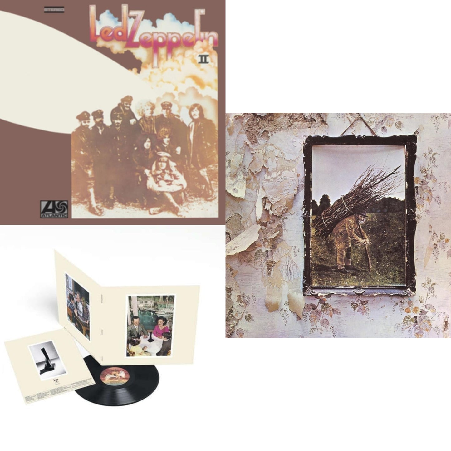 Led Zeppelin - Presence & Led Zeppelin Ii (180G/Remastered) & Led Zeppelin Iv (Clear LP Vinyl/180G) (Atl75)