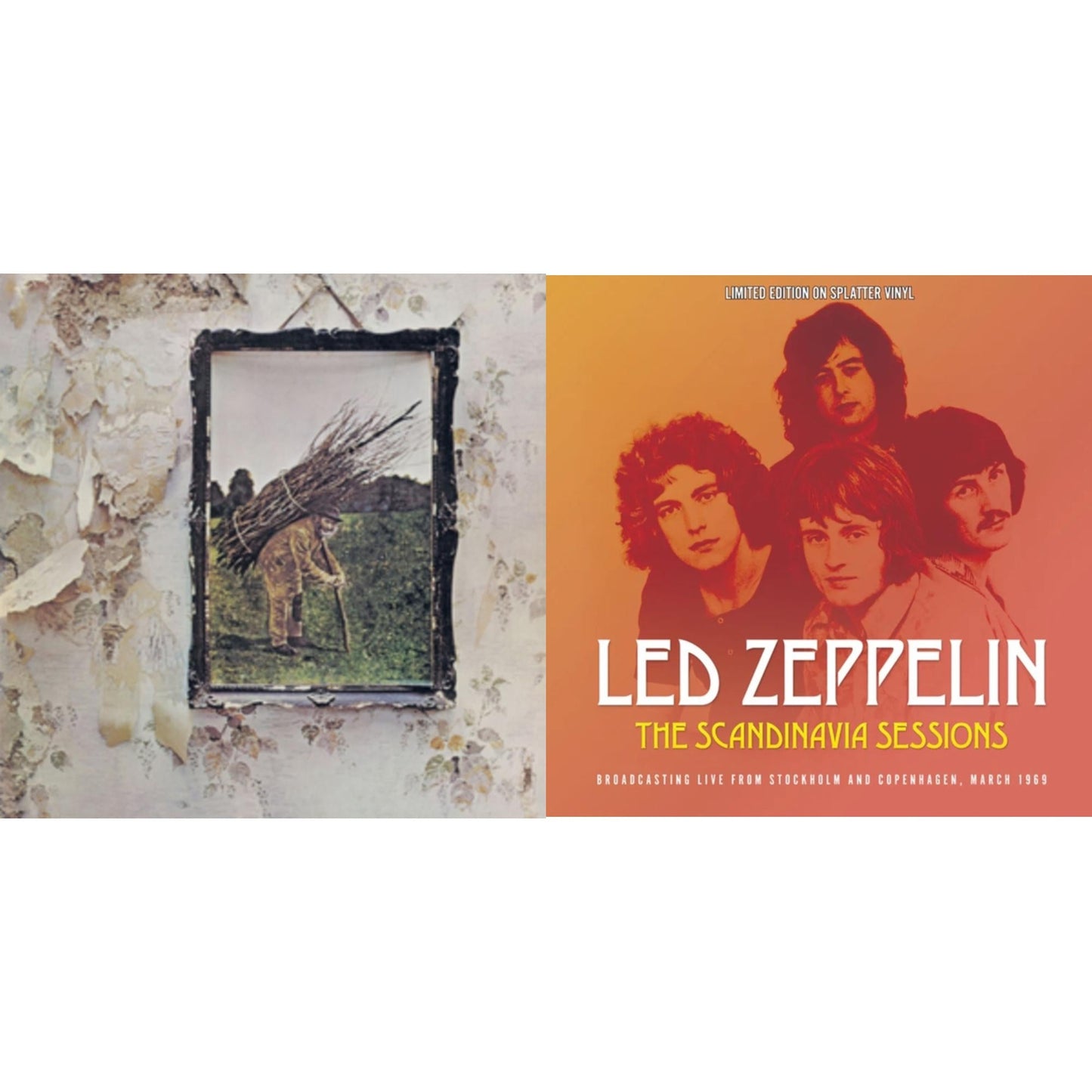 Led Zeppelin - Led Zeppelin Iv & Scandinavia Sessions (Splatter LP Vinyl)