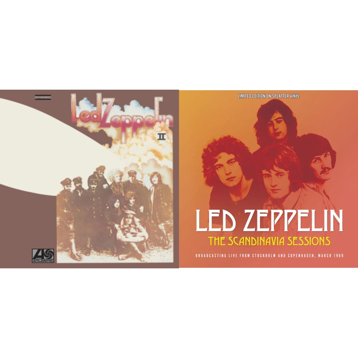 Led Zeppelin - Led Zeppelin Ii (180G/Remastered) & Scandinavia Sessions (Splatter LP Vinyl)