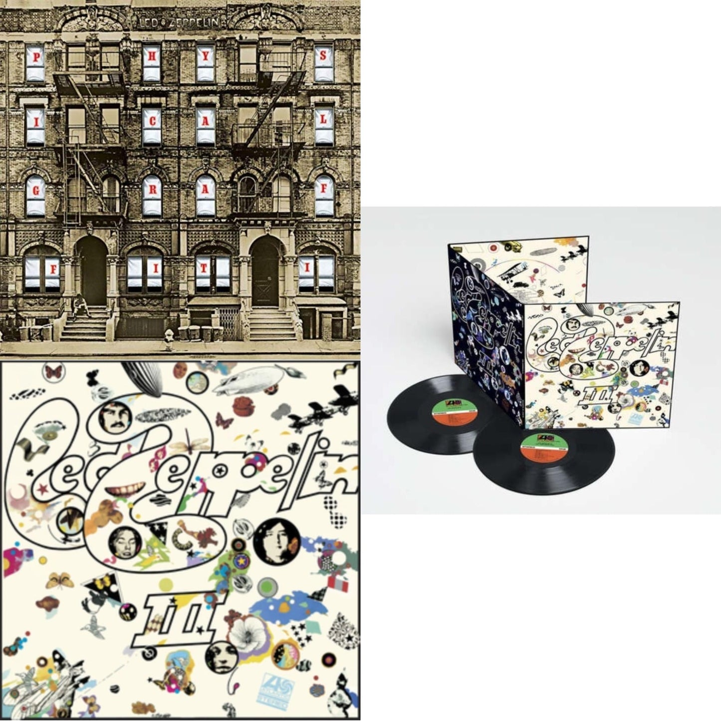 Led Zeppelin - Led Zeppelin Iii (2LP/180G) & Led Zeppelin Iii (Remastered Original/180G) & Physical Graffiti (2015 Remaster)