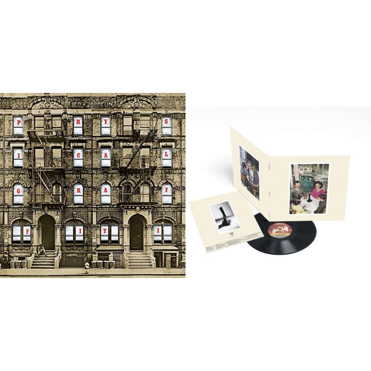 Led Zeppelin - Physical Graffiti (2015 Remaster) & Presence - LP Vinyl Bundle