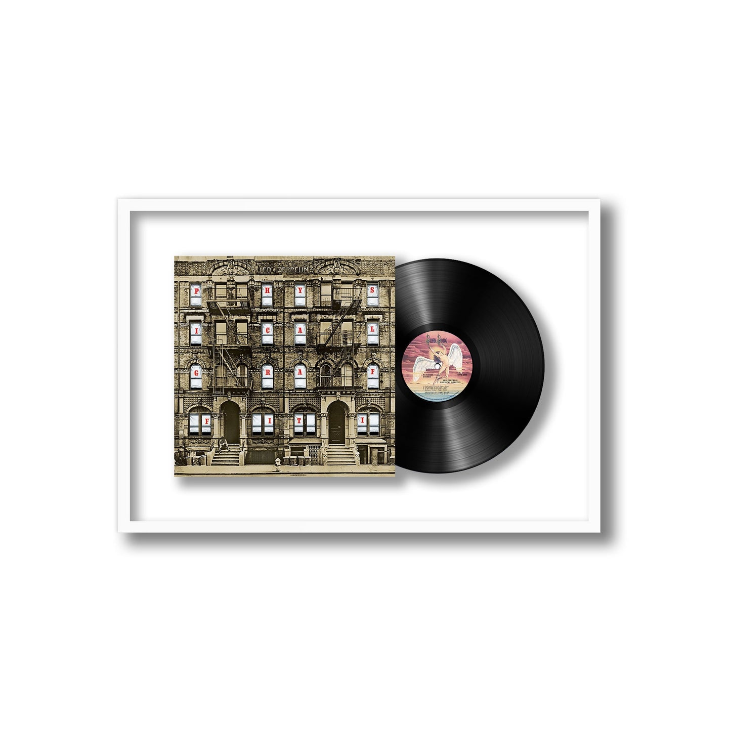 Led Zeppelin Physical Graffiti Framed Vinyl Record