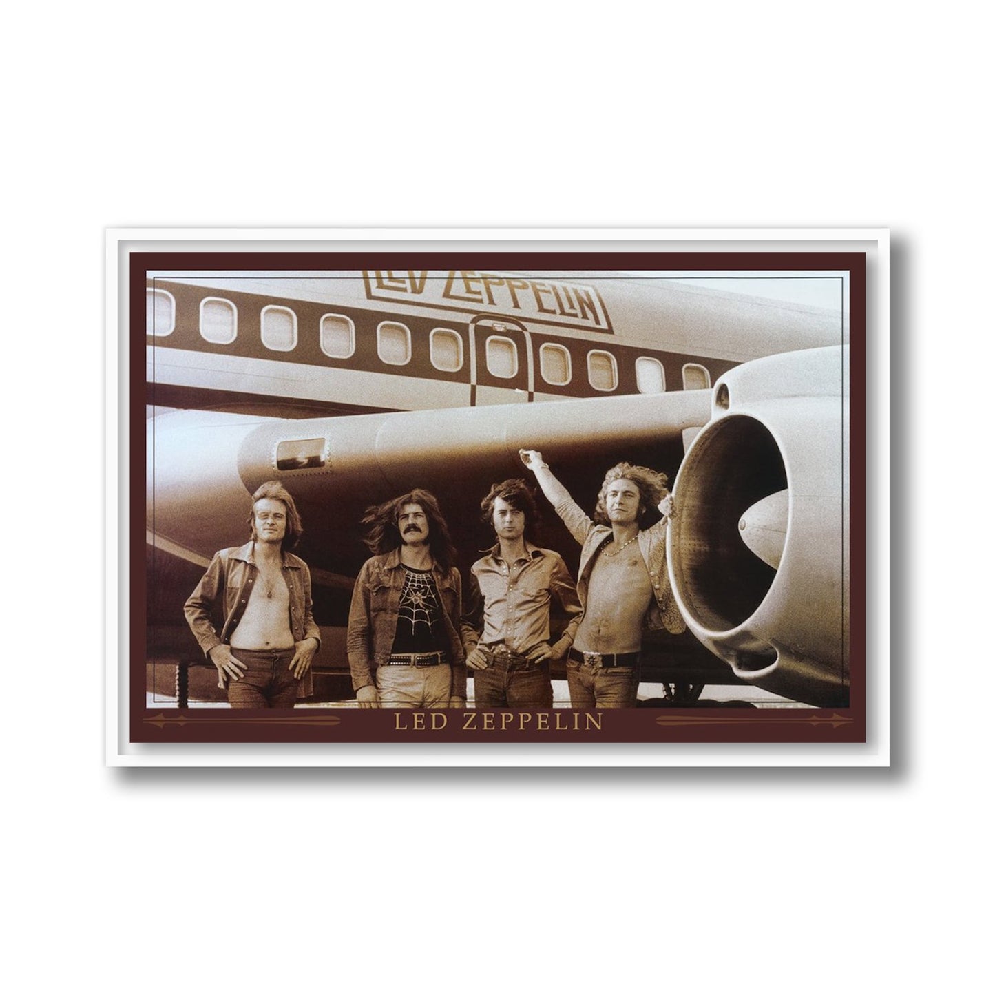 Led Zeppelin The Starship Framed Poster