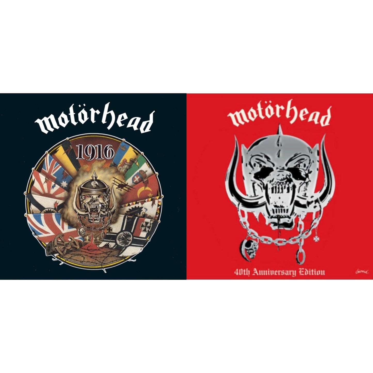 Motorhead - Motorhead (40Th Anniversary Edition) & 1916 - CD Bundle