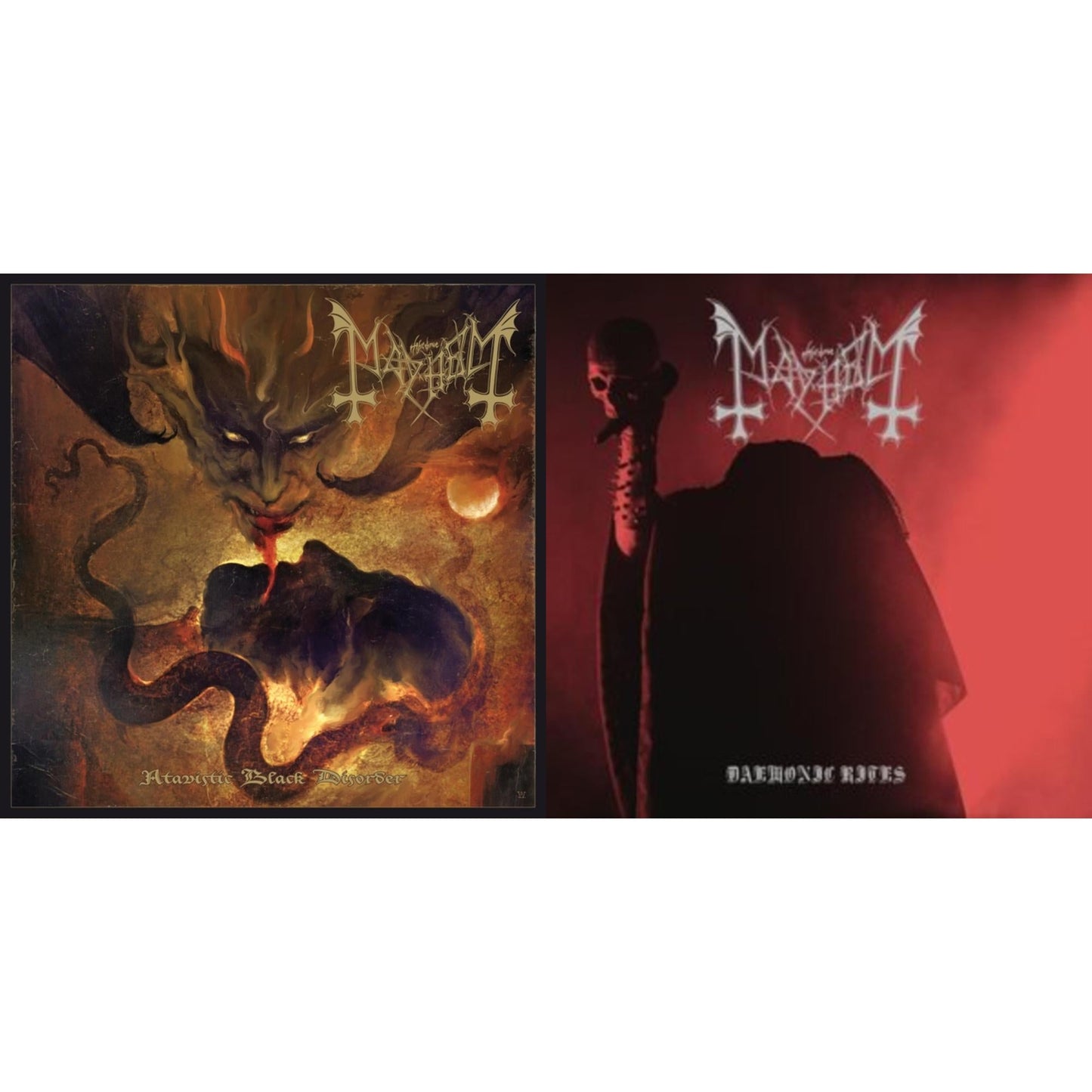 Mayhem - Atavistic Black Disorder / Kommando - Ep & Daemonic Rites (Limited Edition) - CD Bundle