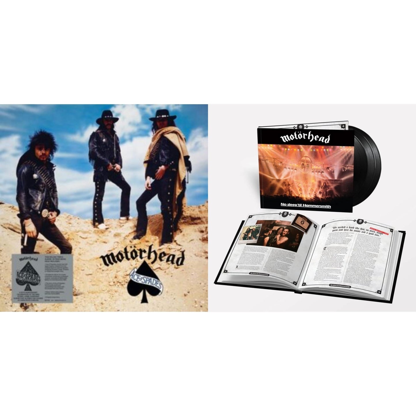 Motorhead - Ace Of Spades (X) (3LP) & No Sleep 'Til Hammersmith (X) (3LP)