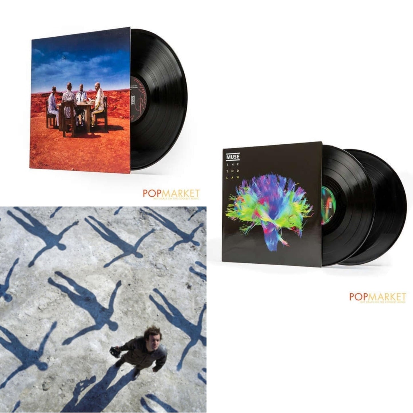 Muse - Black Holes & Revelations & 2Nd Law & Absolution - LP Vinyl Bundle