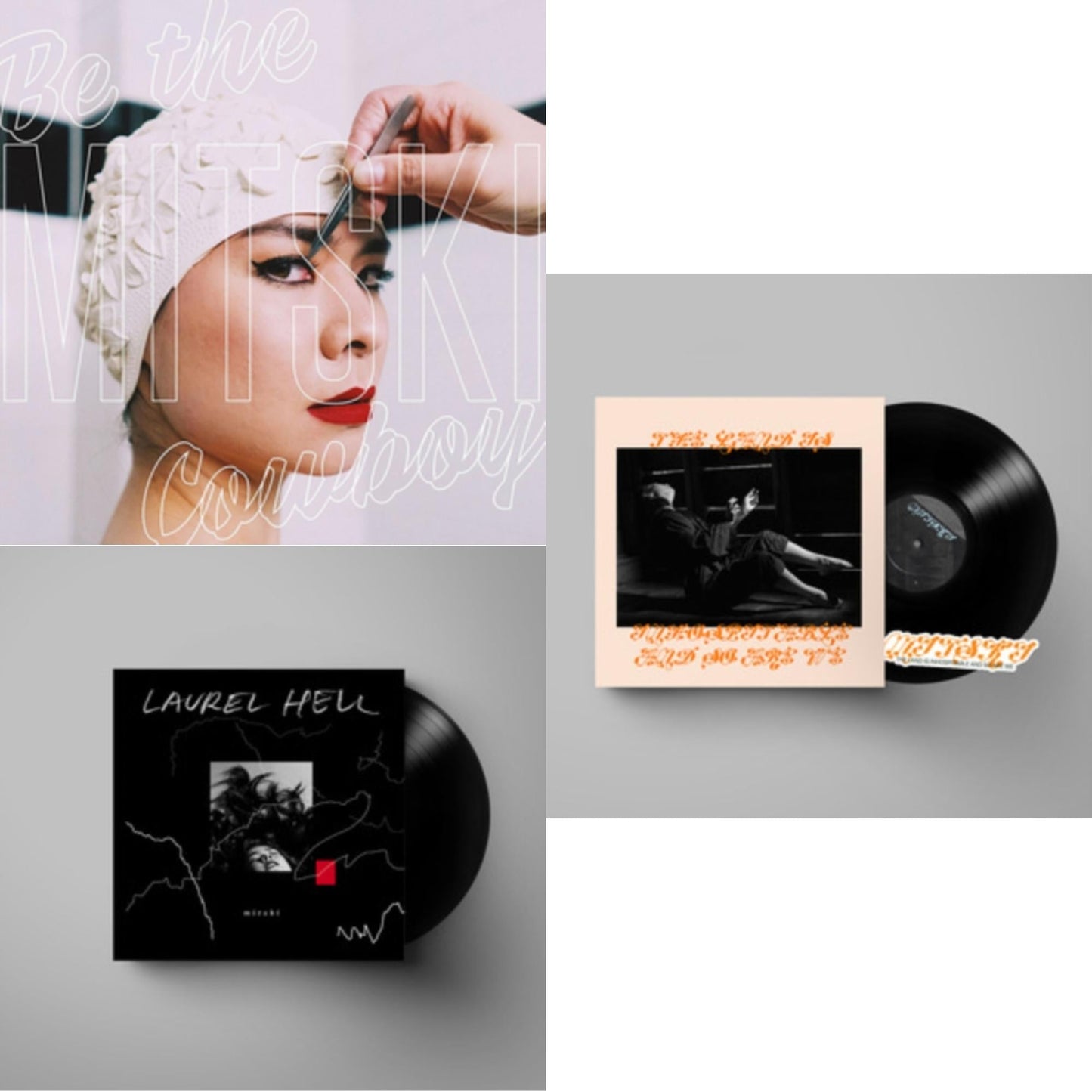 Mitski - Be The Cowboy & Laurel Hell & Land Is Inhospitable & So Are We - LP Vinyl Bundle