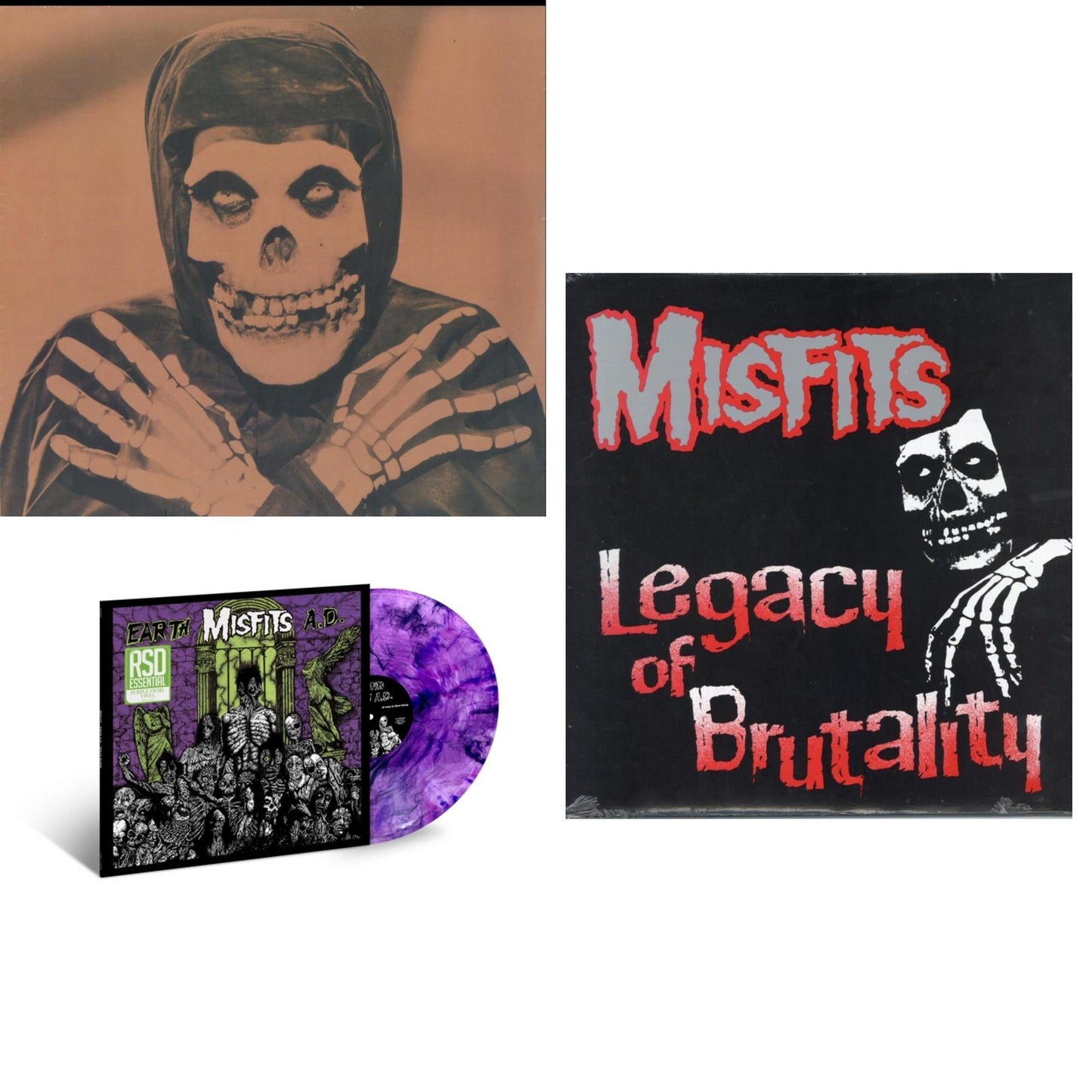 Misfits - Legacy Of Brutality & Collection Vol.2 & Earth A.D. / Wolfs Blood (Purple Swirl LP Vinyl) (Rsd Essential)